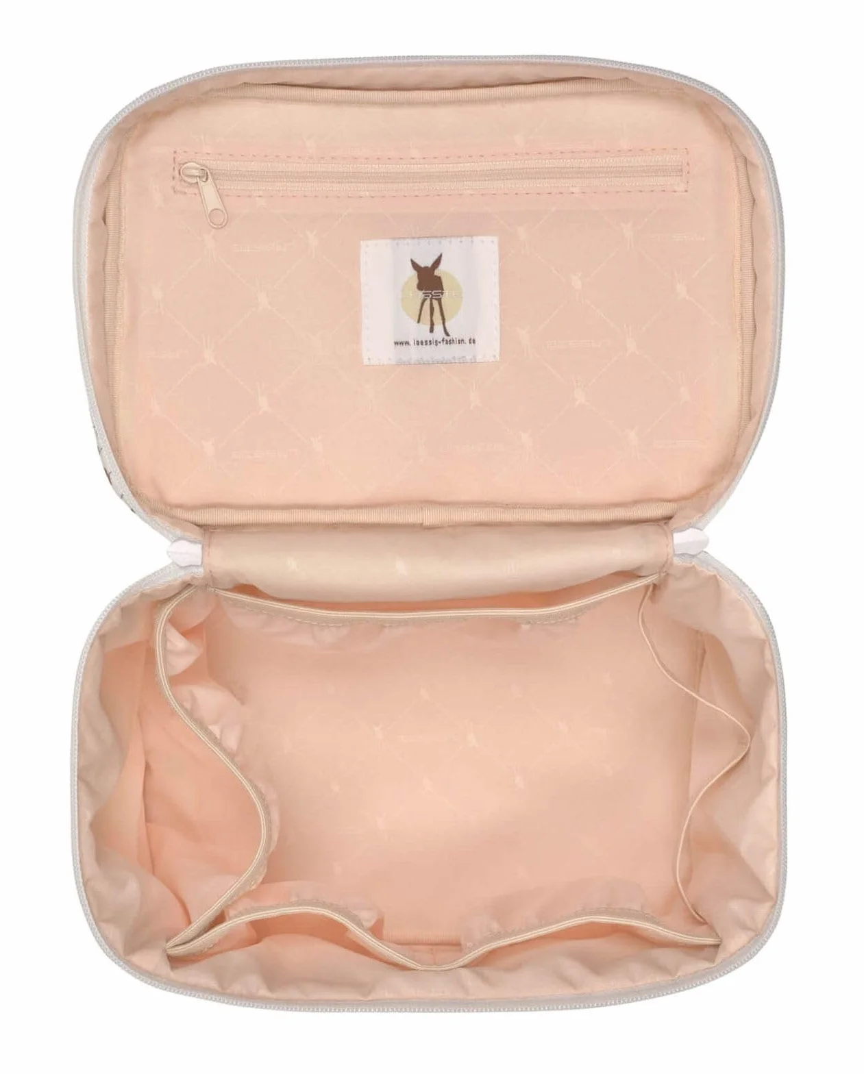 LÄSSIG Organizzatore per fasciatoio Organizzatore per pannolini da portare con sé/Casual Nursery Caddy To Go Flowers White