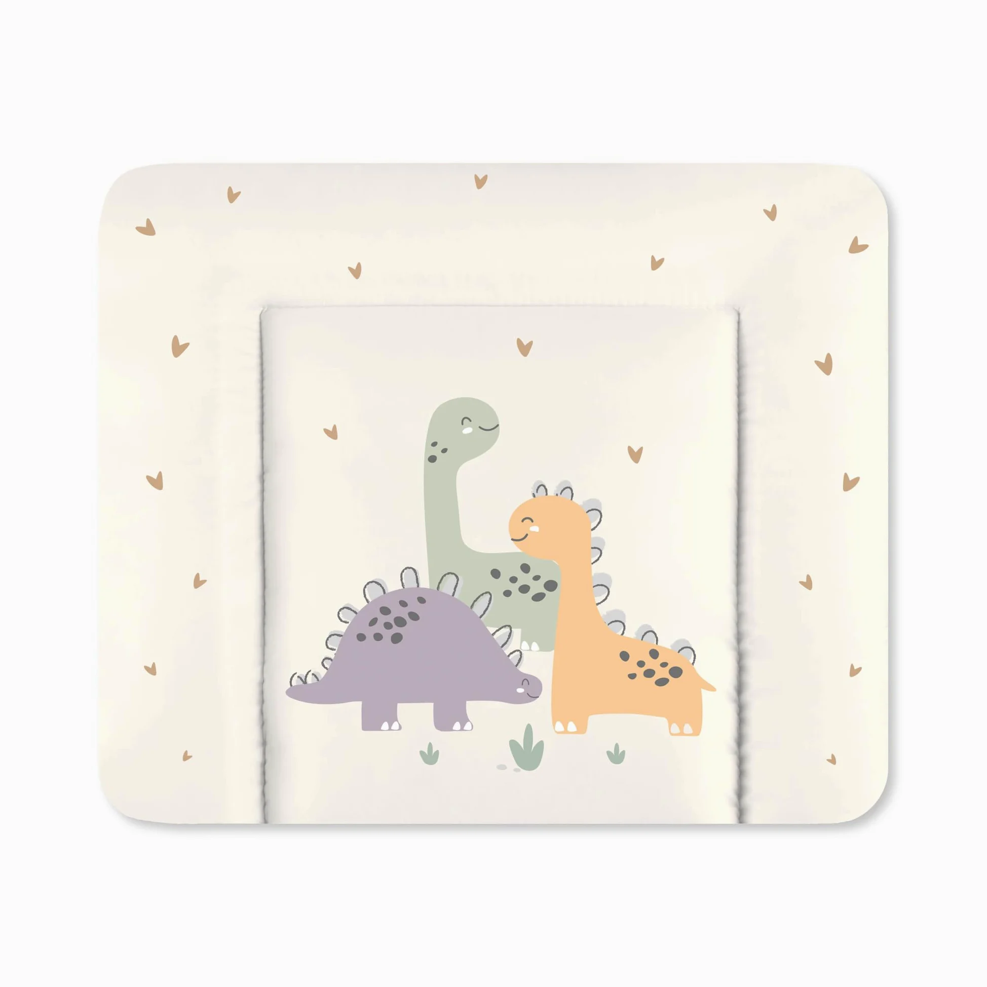 Julius Zöllner Materassino fasciatoio Softy, 65 x 75 cm, impermeabile e lavabile, prodotto in Germania, Oeko-Tex Standard 100, Little Dinos