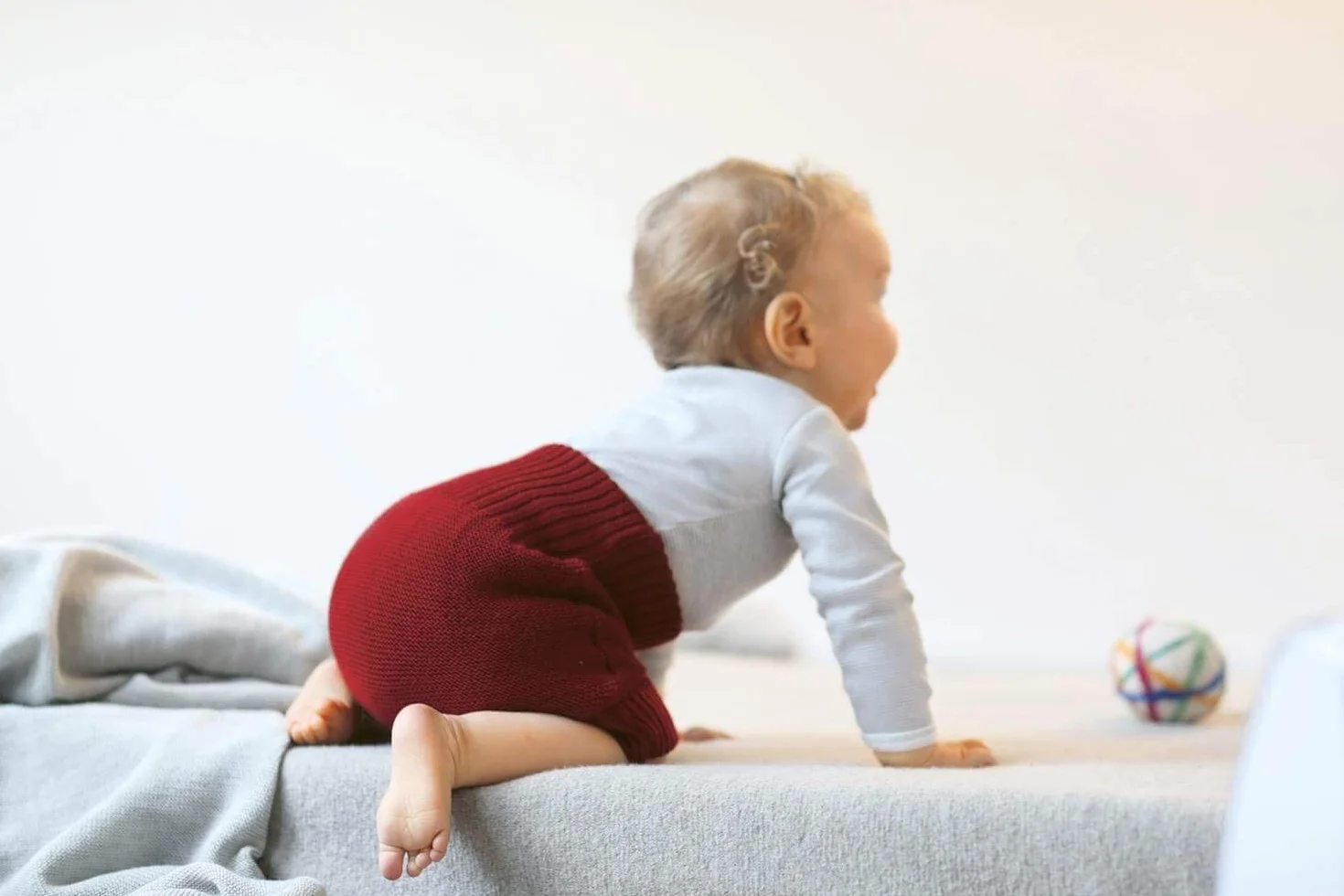 Disana Knitted Nappy cover 62/68 grigio