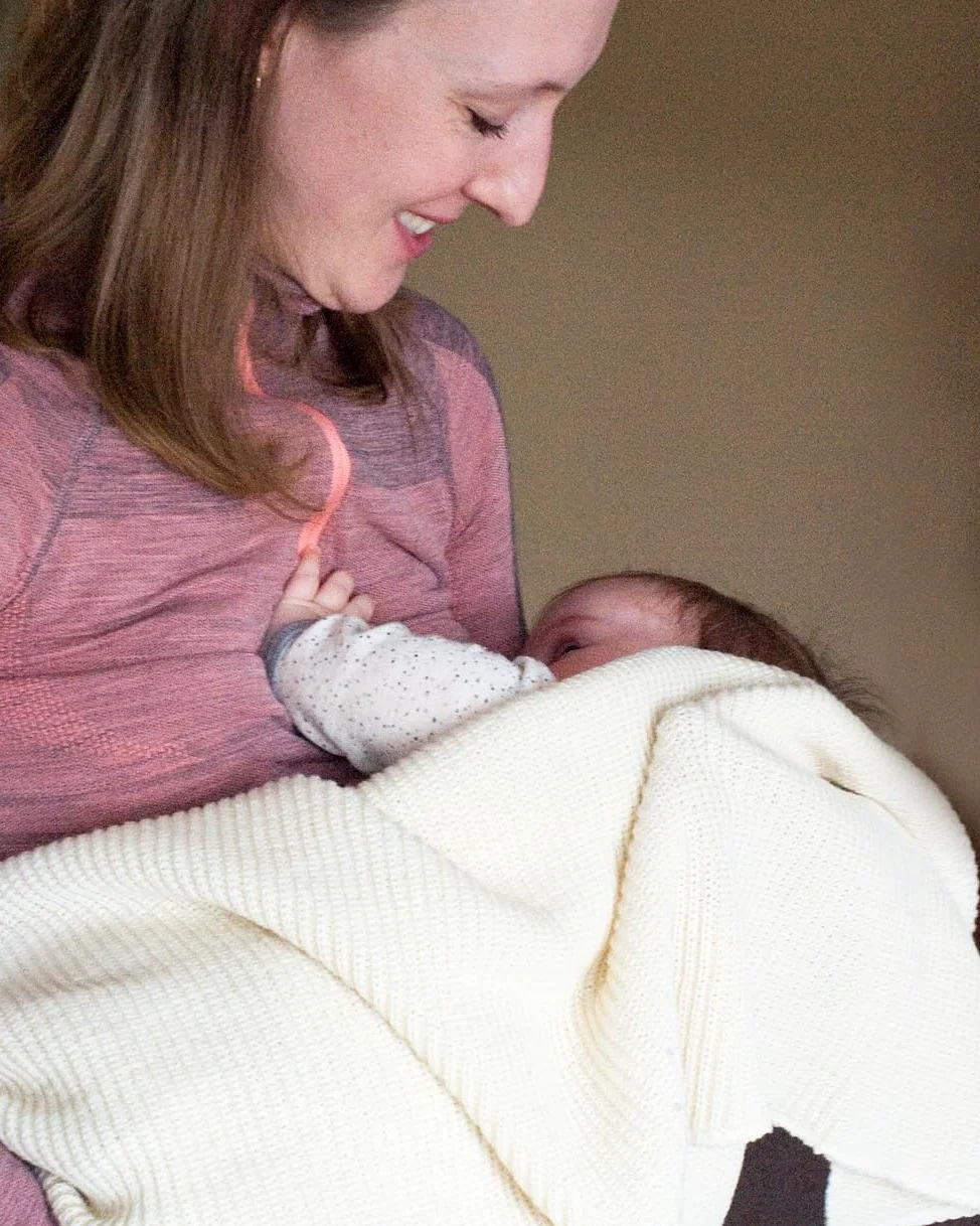 Lilano, Coperta spessa per bambini, 100% lana (kbT), 90 x 85 cm (naturale)