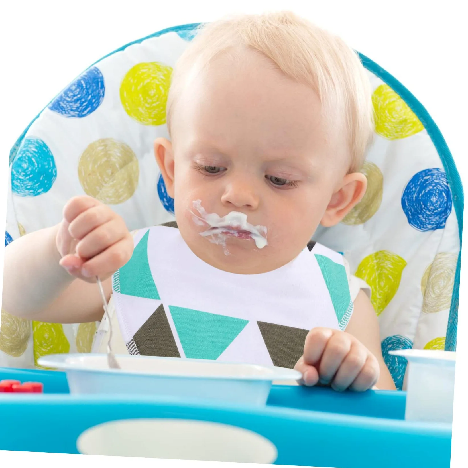 ifundom 12pezzi Bavaglini Impermeabili Per Bavaglini Cotone Bandana Assorbenti e Lavabili Protezione Per Pasti e Saliva Adatti e Piccoli