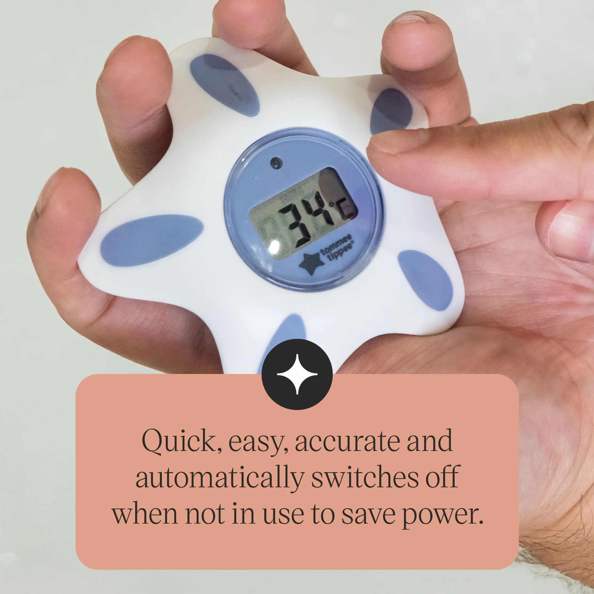 Tommee Tippee Termometro per il Bagno e la Cameretta, Bianco