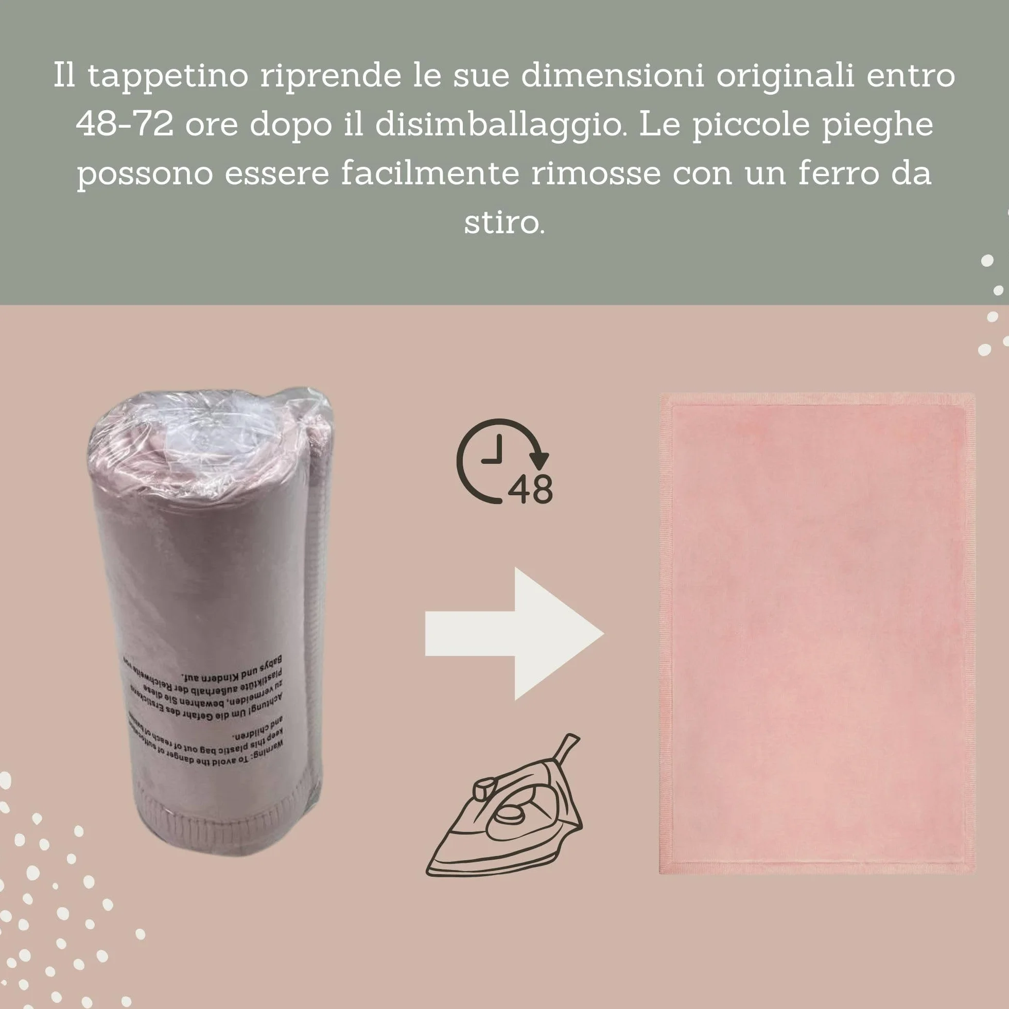 Elegante tappeto da gioco per bambini in velluto corallo, 152,4 x 203,2 cm, rosa, morbido 2,5 cm di spessore in memory foam ad alta densità, con retro antiscivolo per gattonare e giocare