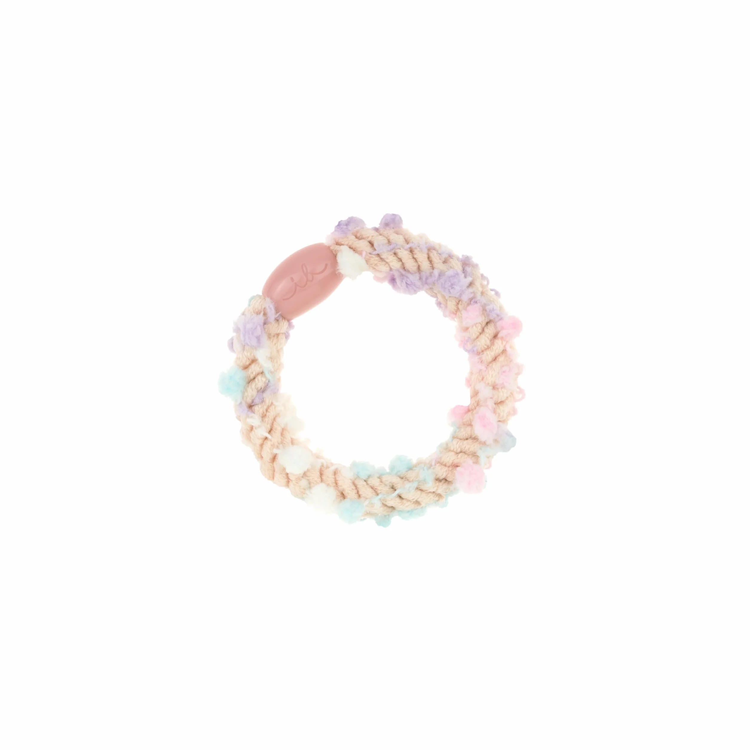invisibobble TWISTAR Kids Pom Pom Tie (3 pezzi) – Haargummi colorati con pompon per bambini – Elastici, giocosi e delicati – Intrecciati per bambine e bambini – Ideali per teste piccole
