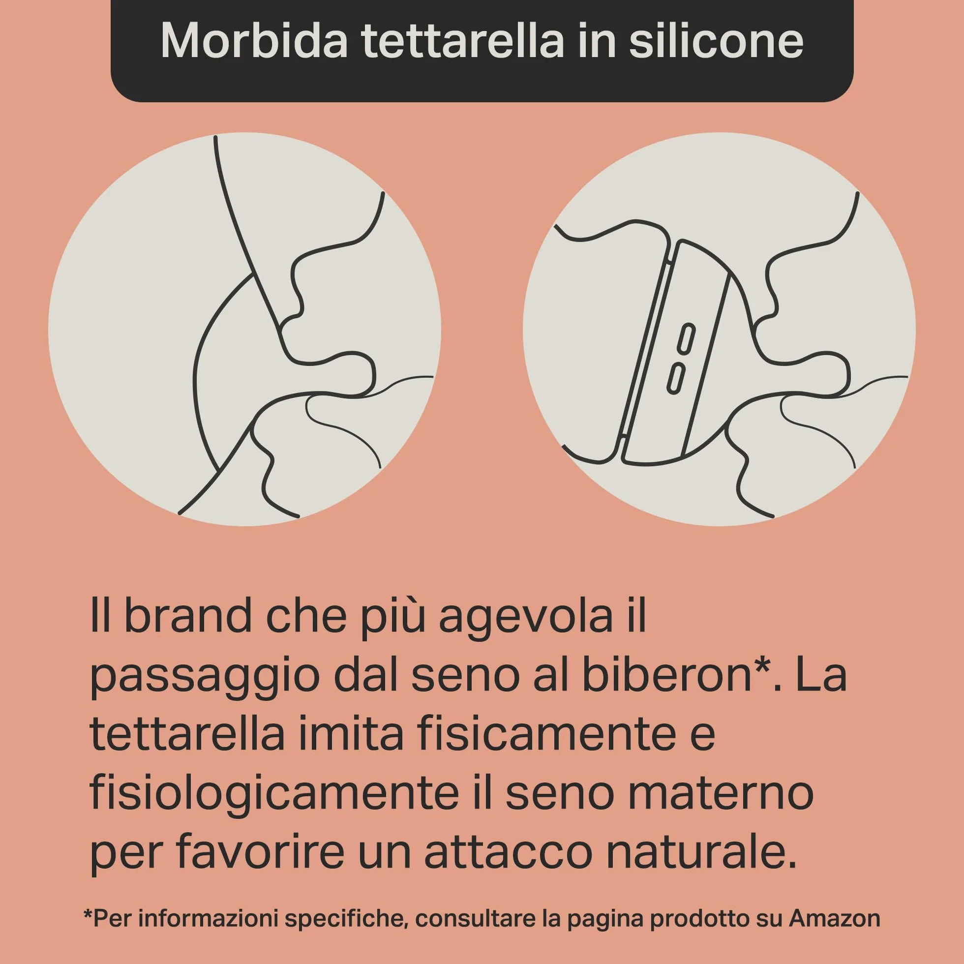 Tommee Tippee Starter Set Natural Start per neonati,150ml e 260ml, biberon anti-colica con tettarella a flusso lento inclusa, e medio per favorire un attacco naturale, autosterilizzante, rosa