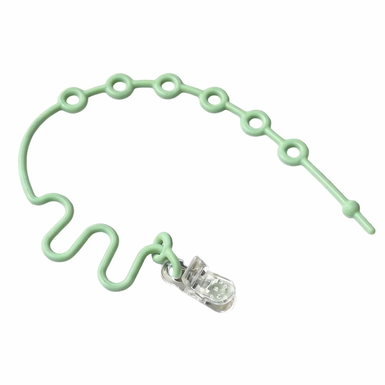 Cinghie Di Sicurezza Giocattolo - Confezione Da 5 Dinosauri Regolabili | Porta Ciuccio Per Massaggiagengive | Silicone Alimentare Da 20-40 Cm, Per Passeggino, Seggiolone, Culla, Seggiolino Auto,