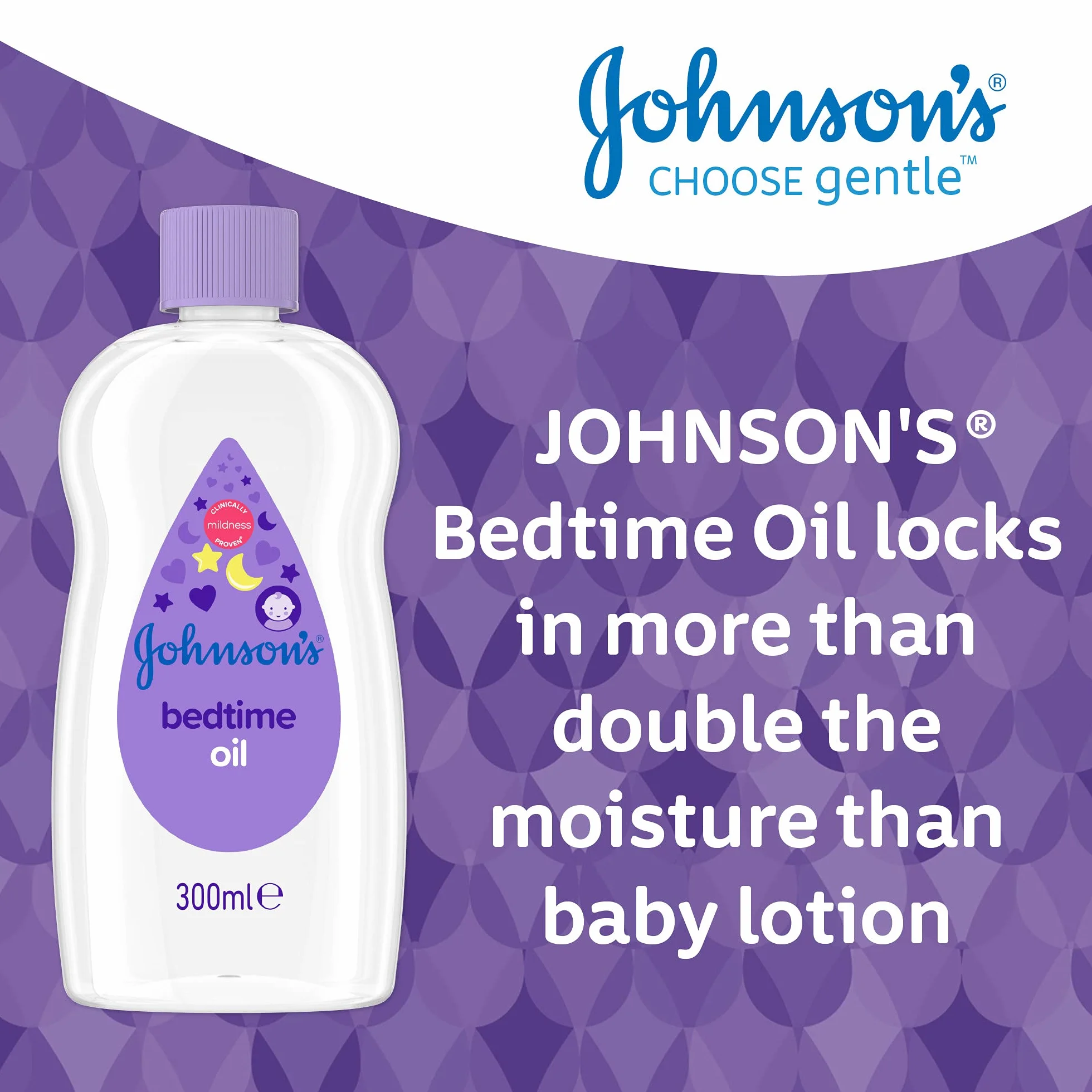 Johnson's Baby Bedtime Oil, 300 ml