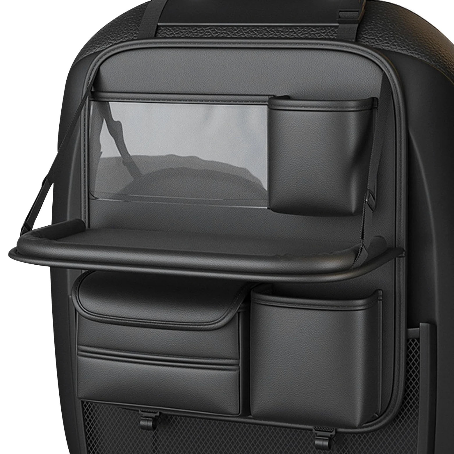 Organizzatore Di Seggiolini Auto - Organizer Posteriore Per Auto | Borsa Di Stoccaggio Posteriore Del Seggiolino Auto Con Vassoio Pieghevole | Organizer Indietro
