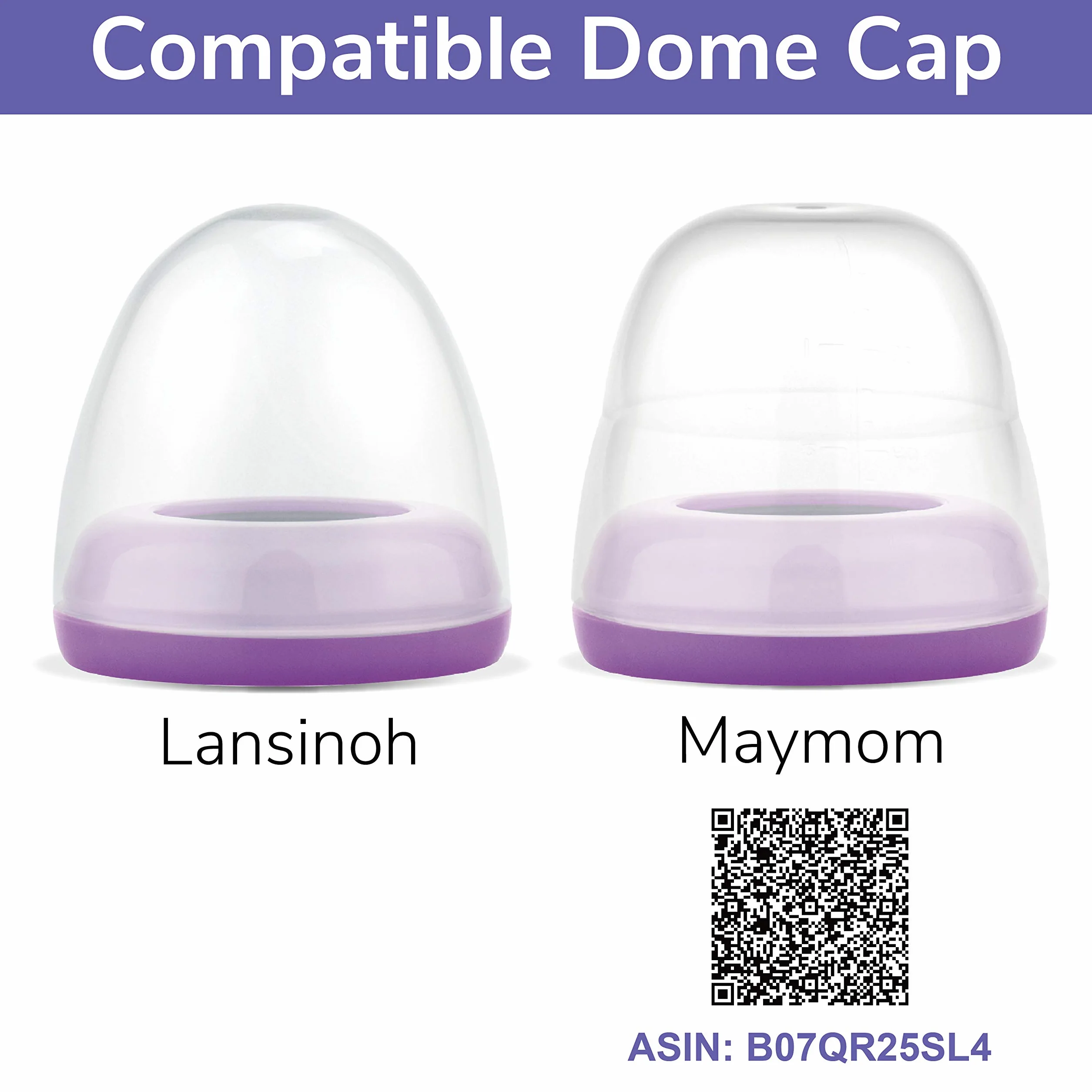Maymom Tappi per Biberon Compatibili con Biberon per Allattamento Lansinoh Momma, Compatibili con Tiralatte Lansinoh Signature Pro, Smartpump e Manuale (6 pezzi)