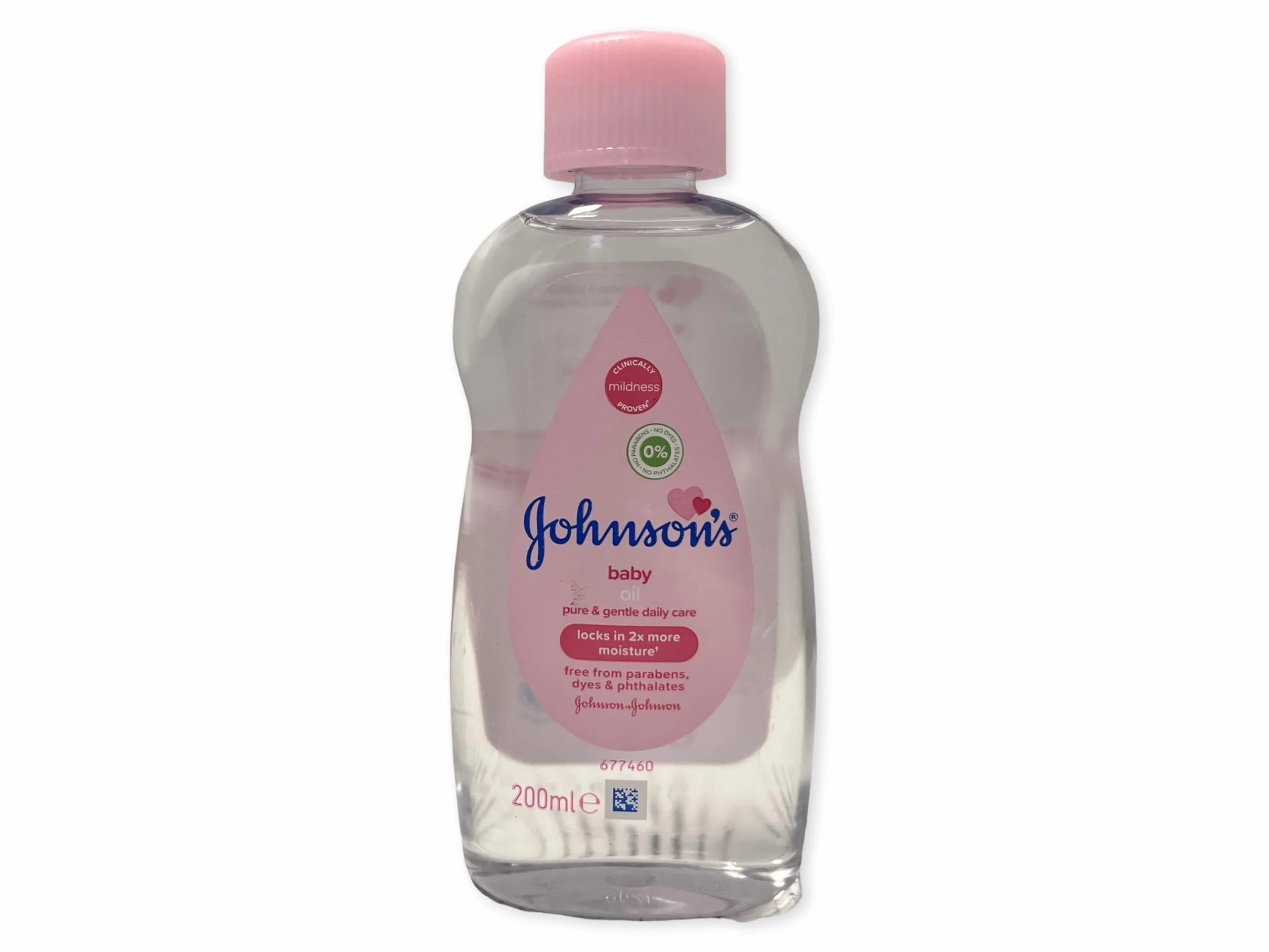 Johnson's Baby Oil 200 ml (confezione da 6)