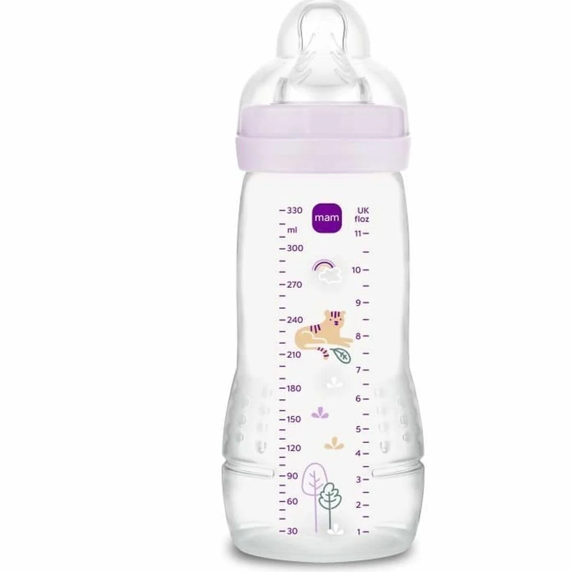 MAM Biberon Easy Active 330 ml, Lilla