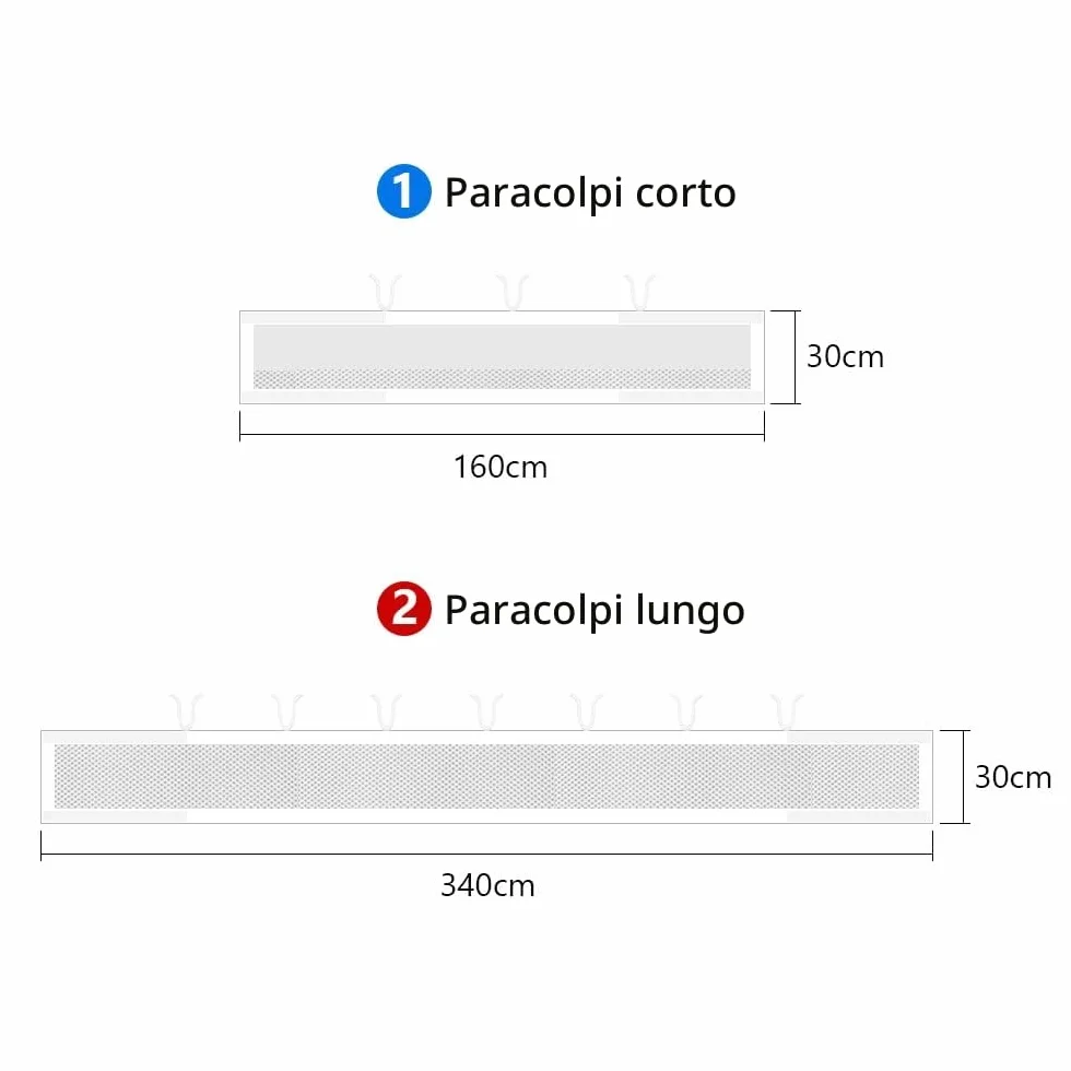 Vicloon Paracolpi Lettino, 2 Pezzi Paraurti Cot Morbida e Traspirante, Paracolpi per Lettino con 10 Cinghia Fissa, Lavabile, Bianca, 340cm x 30cm + 160cm x 30cm