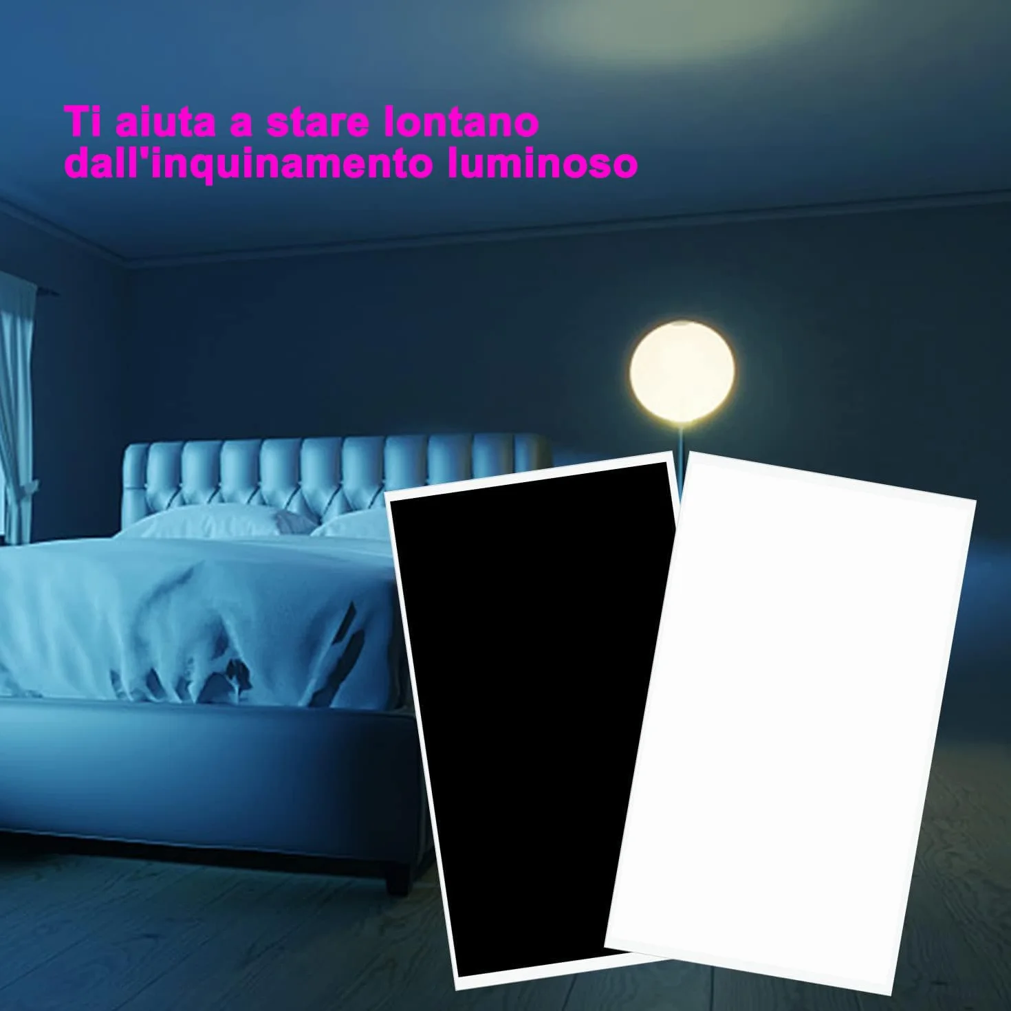 2PCS adesivi di blocco della luce, 20 * 10cm LED luce oscurante adesivo, oscurante luce 80% ~ 100% adesivi per elettronica, TV, router, orologi con 1PCS pinzette (bianco e nero)