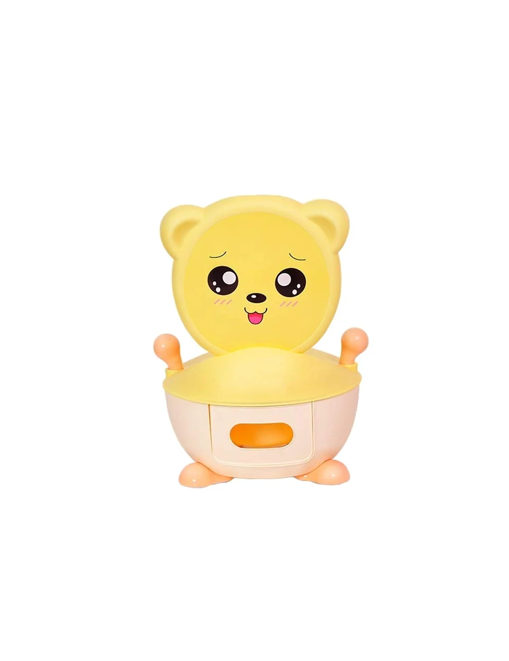 Baby Potty Seat Carino Allenamento Infantile Sistema for la Toilette for Il Bambino for Il Bambino, Sgabello del Passo della Sedia vasella con Tazza di rifiuti Rimovibile, Rosa