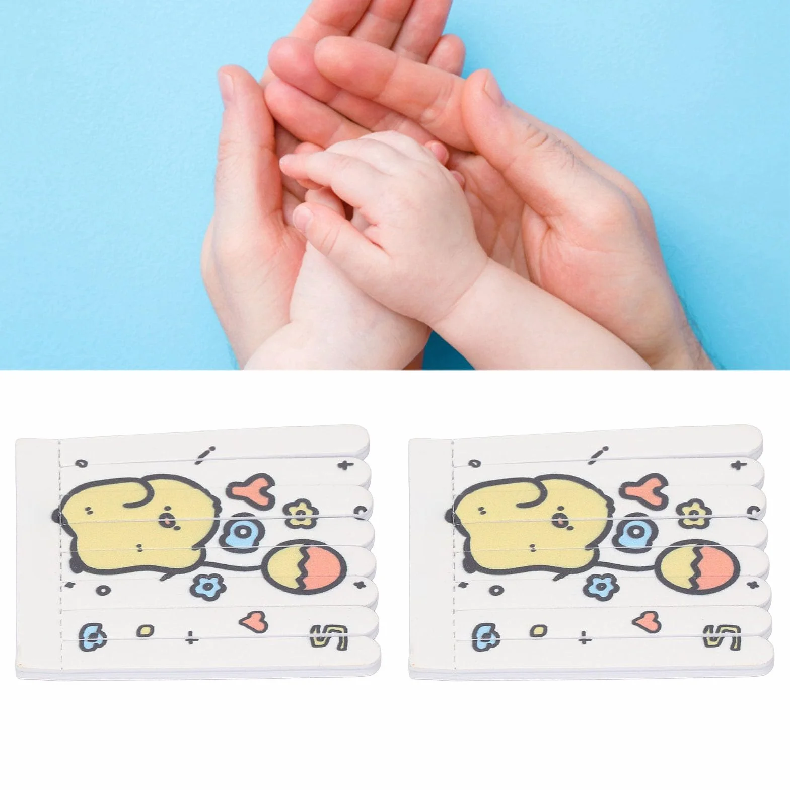 Lime per Unghie per Bambini, Confezione 16, Facili Usare per i Bambini