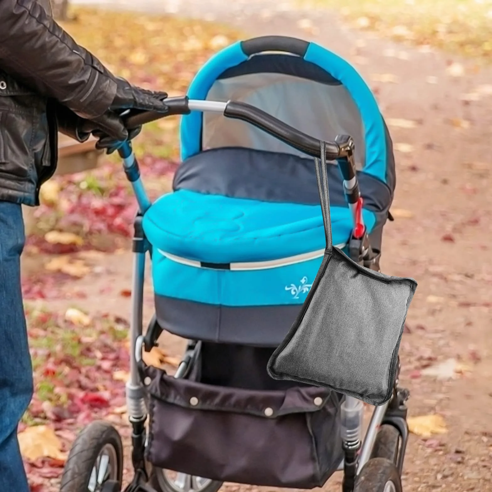 Parasole per Passeggino, Telo per Carrozzina, Capottina Protezione Solare con Lucernario Regolabile e Ali Laterali, Impermeabile per Culla UPF 50+, Parasole per Navicella (Nero)