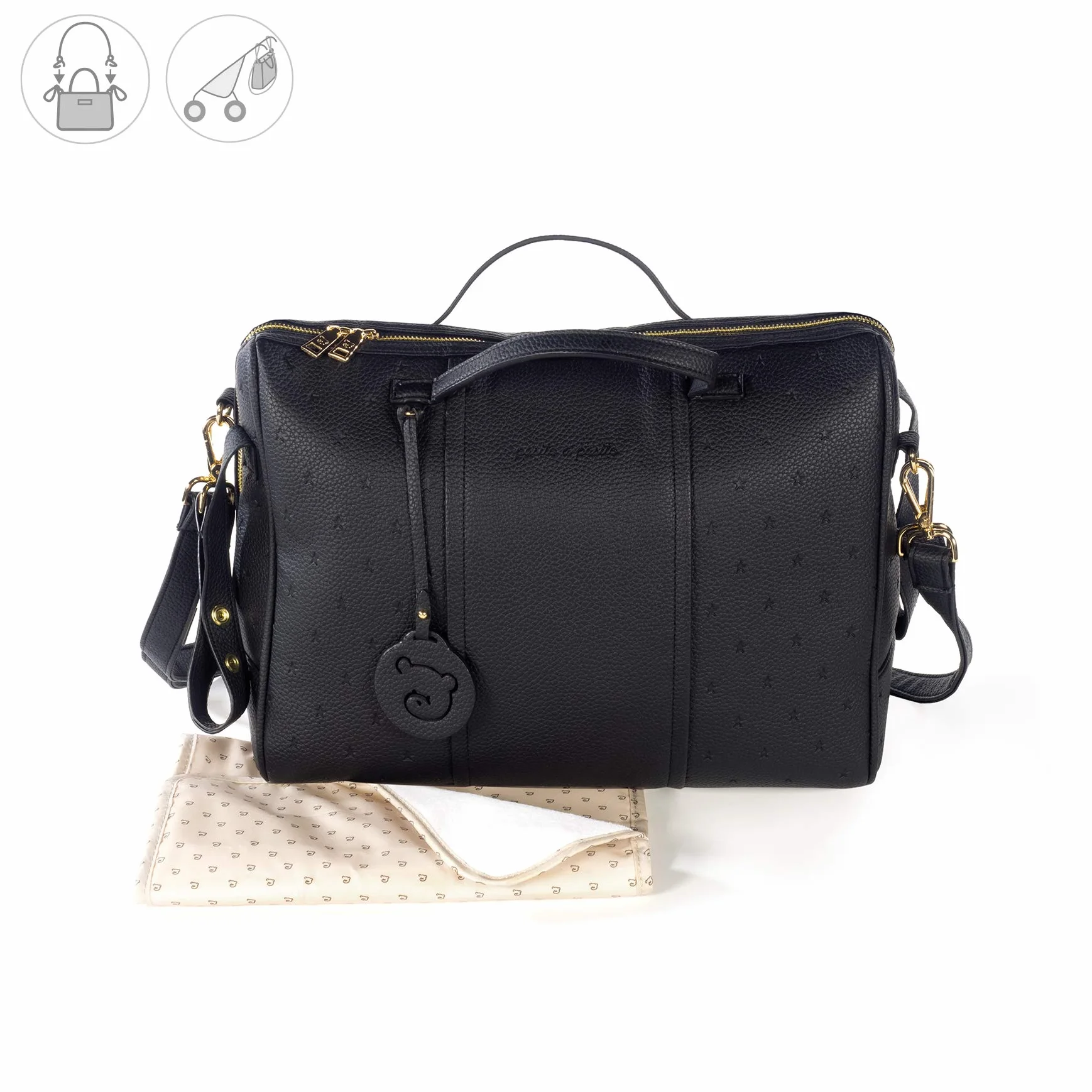 BORSA FASCIATOIO LONDON NERO