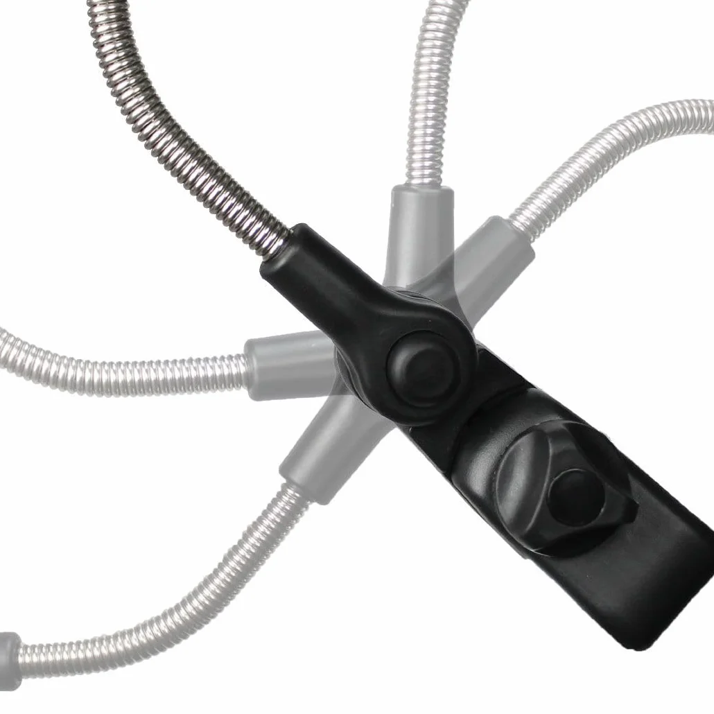 Ombrellone Dooky per carrozzina o passeggino (universale e flessibile, protezione UPF 50+, flessibilità di 180 gradi, tecnologia flex, sistema easyfix, idrorepellente), Grigio