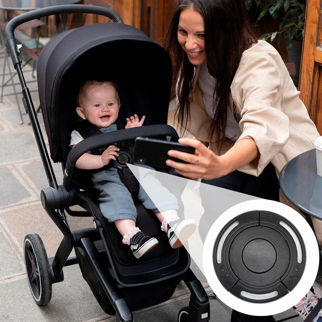 JEYORZY 1 Pcs Cinghia di Sicurezza in Plastica con Fibbie per Passeggino,Imbracatura di Sicurezza a 5 punti,Clip da 27 mm Cinture Passeggino Universali,Seggiolone Cintura Imbracatura,(Nessuna Cinghia)