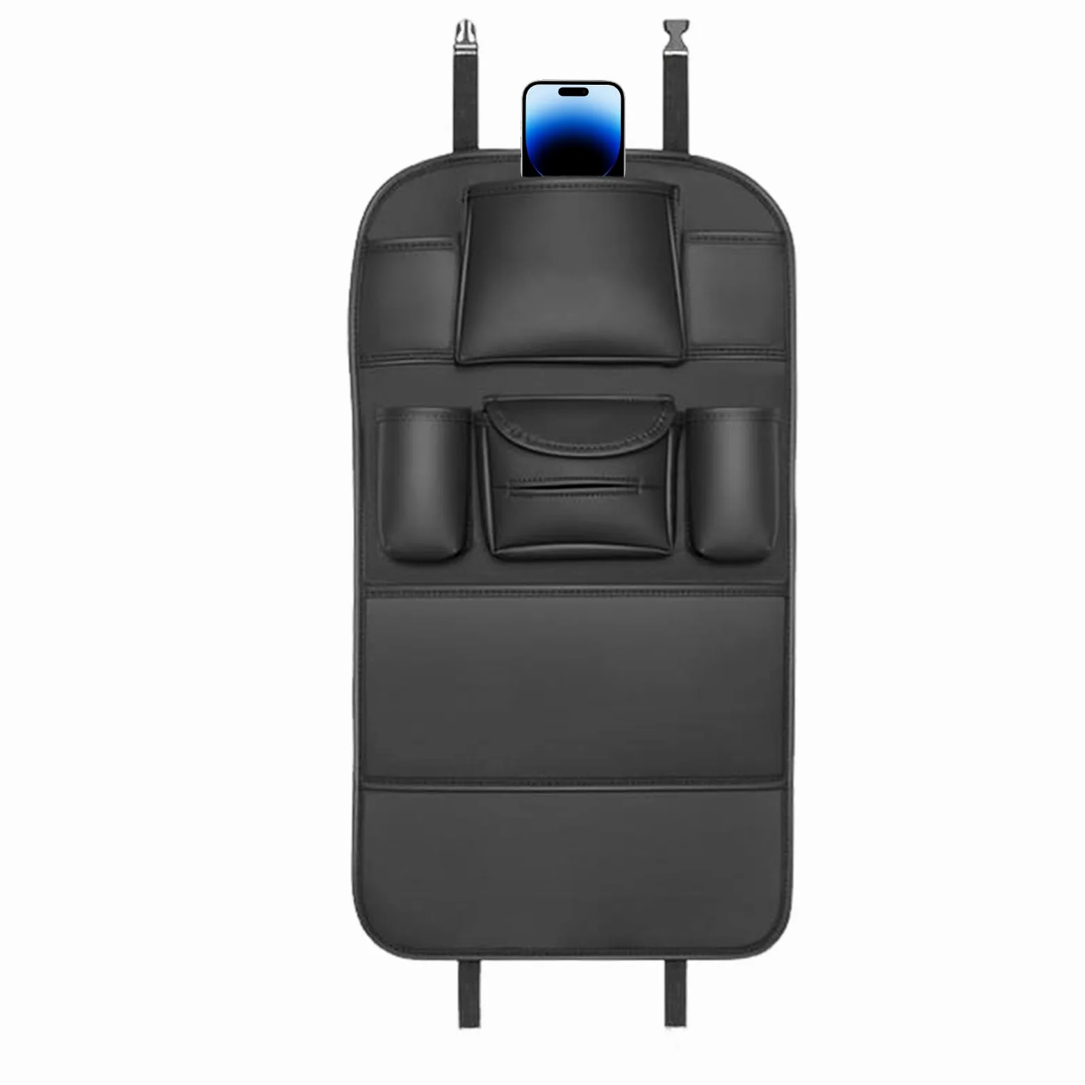 Organizzatore Schienale Auto - Borsa Impermeabile Per Archiviazione | Organizzatore da Auto per Sedile Posteriore | Per SUV Furgone Viaggio Camping Guida Lunga Distanza Avventura