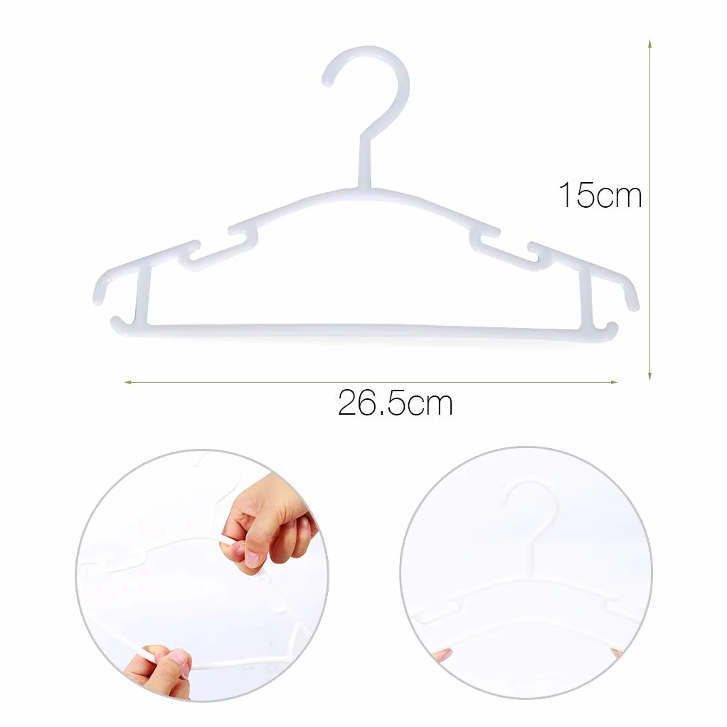 Grucce per bambini grucce resistenti per bambini e neonati Set di 40 pezzi 27CM + 10 pezzi Organizzatore