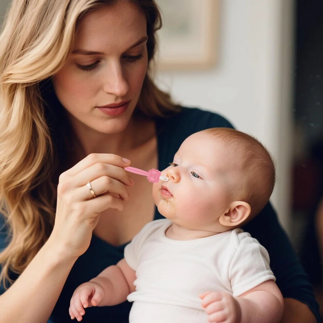 Baby Nose Ear Cleaner, 2 pezzi Nasenreiniger Baby, Pulizia orecchie, Igienico, Adatto per Casa e Viaggi, Uso Sicuro per la Cura del Neonato, del Neonato per Bambini Prodotti, rosa/viola