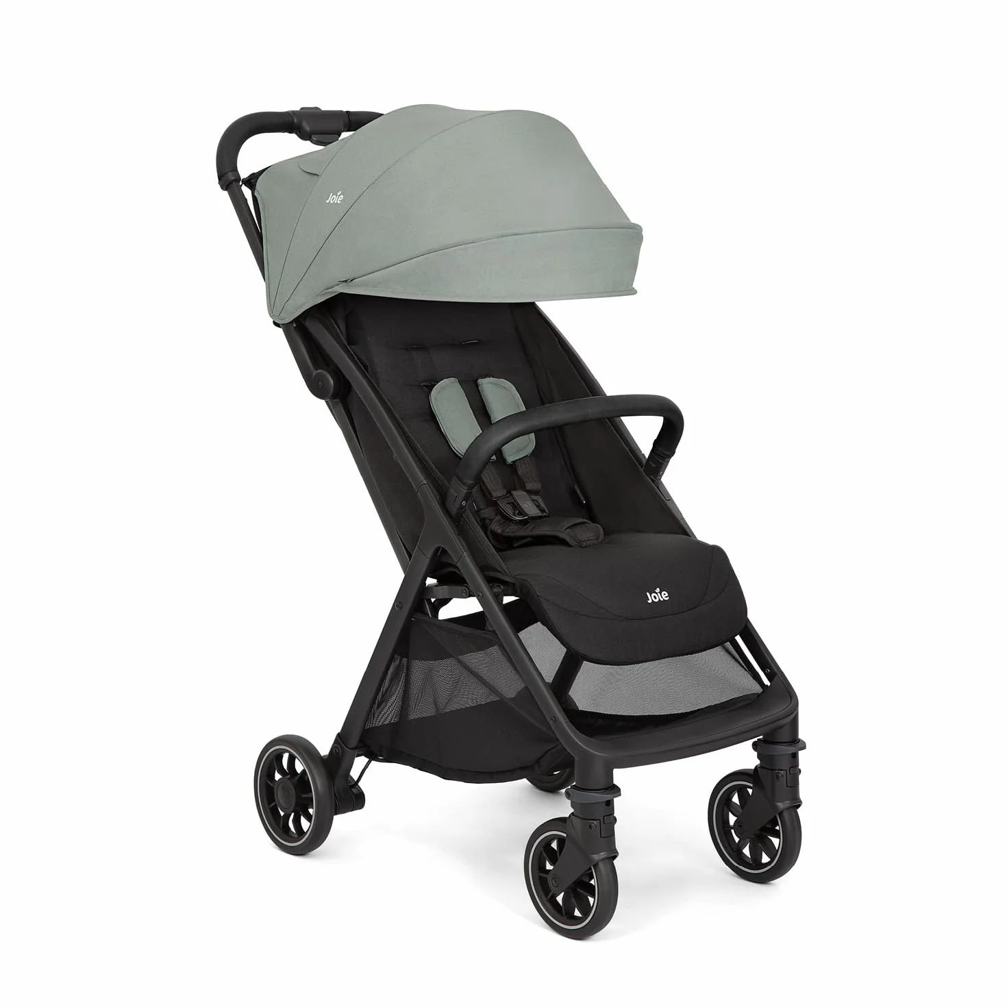 Joie - Pact Pro - Passeggino leggero e compatto - Facile da piegare con una mano - Compatibile con seggiolini auto e navicelle - Imbracatura a 5 punti - Sospensione Tutto Terreno - Abyss - Fin dalla
