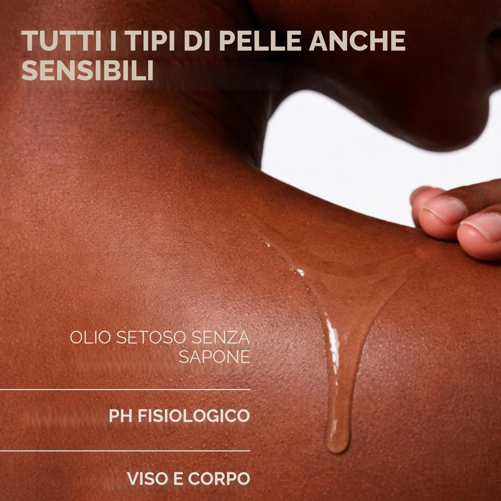 Uriage Derm-Phy - Olio da doccia da 1 l, detergente per viso, corpo, pelli secche, sensibili, pulisce, nutre, previene l'essiccazione, 25% glicerina, agenti extra ricchi, pH fisiologico, senza sapone