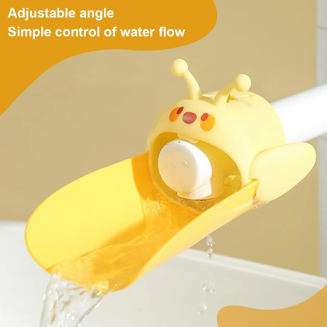 2 pezzi Extender rubinetto per bambini,BEPSYOM rubinetto extender, Prolunga per manico in silicone sicuro e divertente per il lavaggio delle mani dei bambini