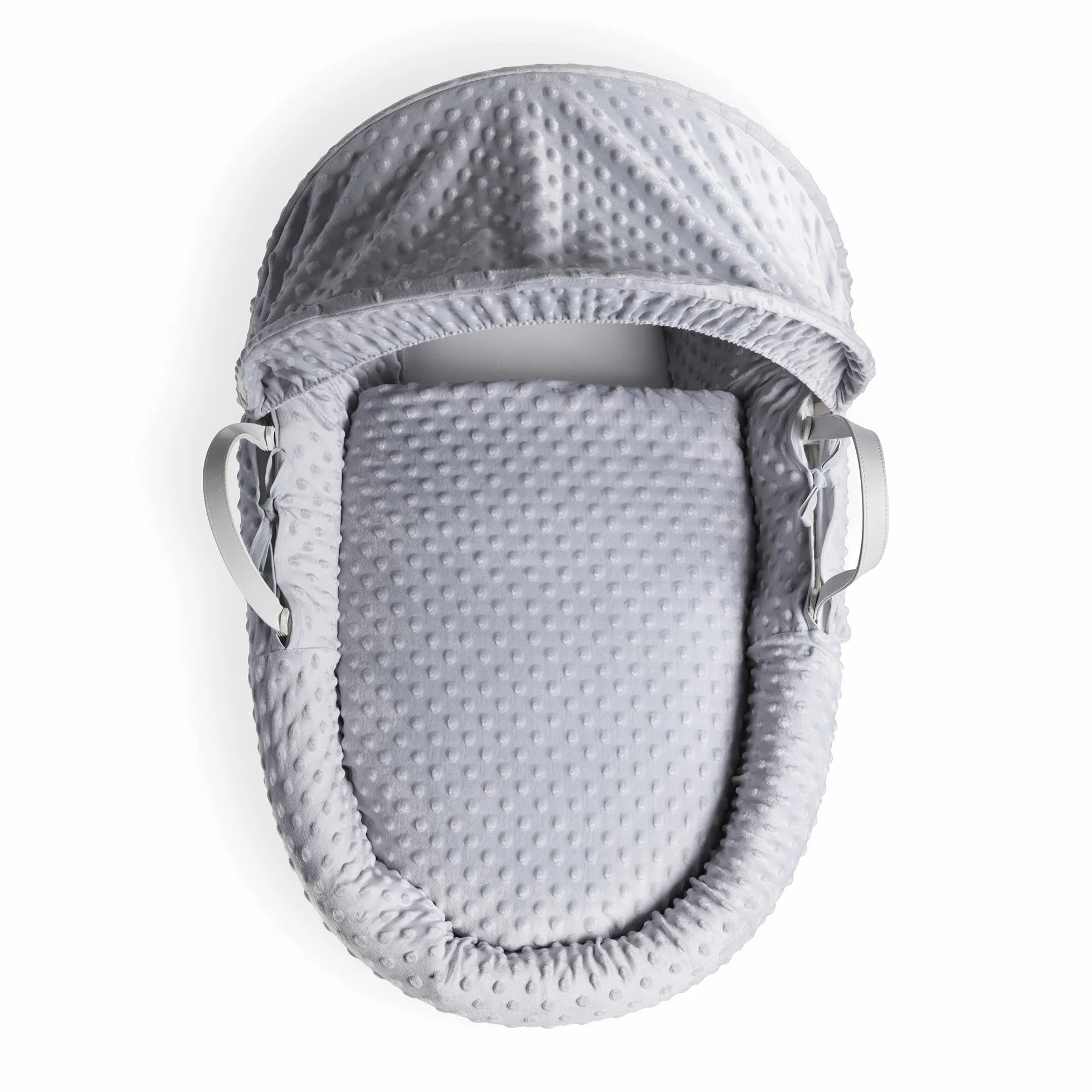 Clair de Lune Dimple - Set di biancheria da letto per culla (cestino non incluso) - (grigio)
