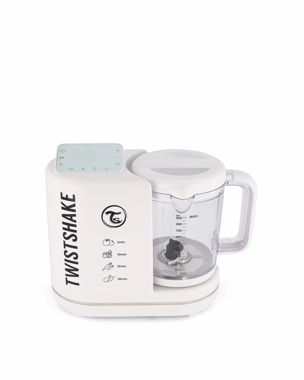 Twistshake 6in1 Baby Food Processor White, frullatori e Robot da Cucina, Plastica