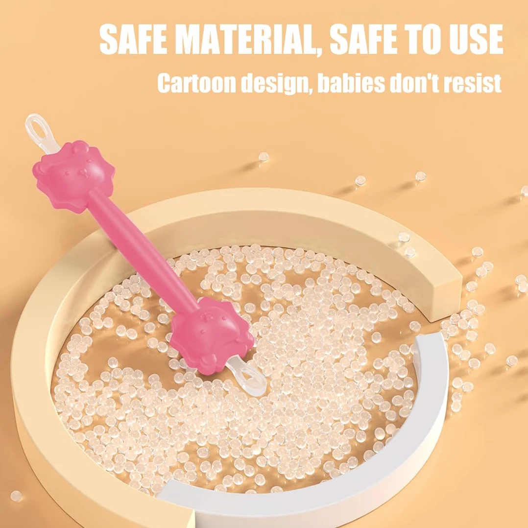 Baby Nose Ear Cleaner, 2 pezzi Nasenreiniger Baby, Pulizia orecchie, Igienico, Adatto per Casa e Viaggi, Uso Sicuro per la Cura del Neonato, del Neonato per Bambini Prodotti, rosa/viola