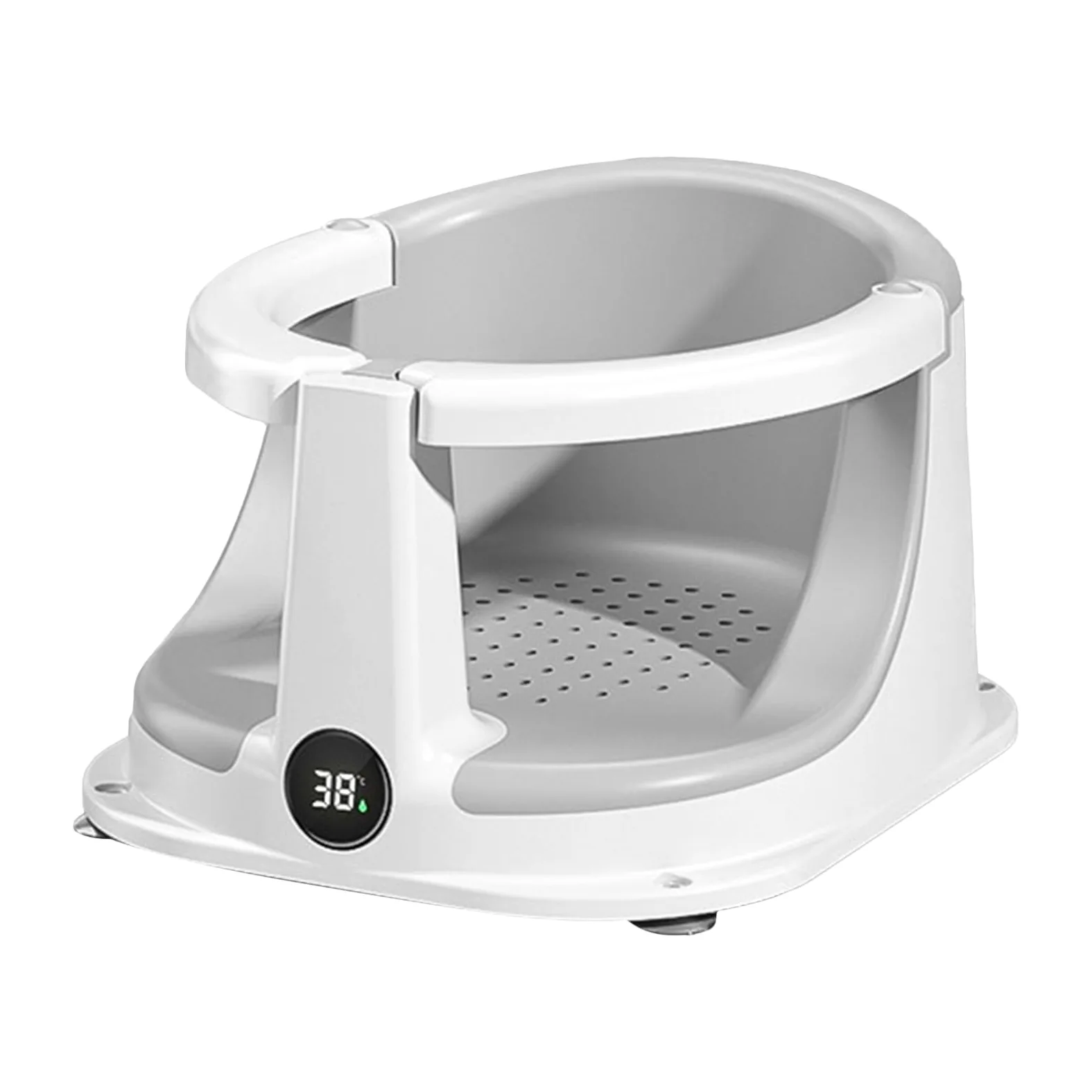 Seggiolino per Bagnetto Sedia da Bagno Antiscivolo con Sensore di | Accessorio Sicurezza per Doccia Bambini Ideale per Casa Viaggi Compleanni e Regali