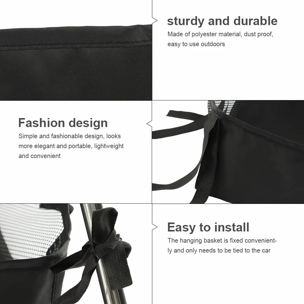Cestino per passeggino, resistente alla polvere, per passeggino, fondo da appendere al fondo del passeggino, borsa organizer per il fondo del passeggino, borsa organizer per il fondo della carrozzina