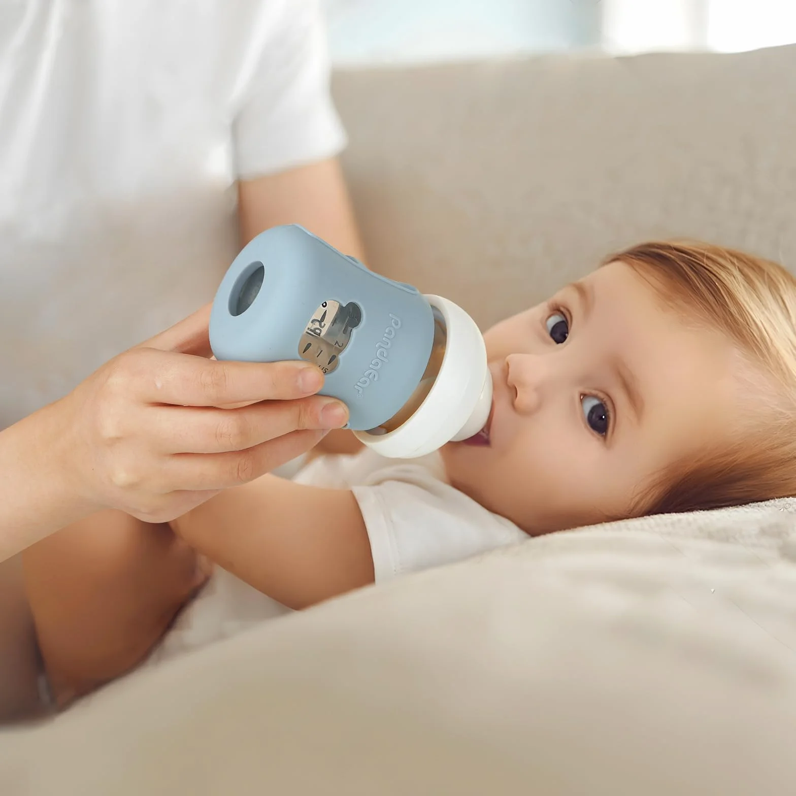 PandaEar Set Da 3 Manicotti In Silicone Per Biberon In Vetro Philips Avent Natural Da 120 ml, Antiurto E Resistenti Al Calore, Senza BPA