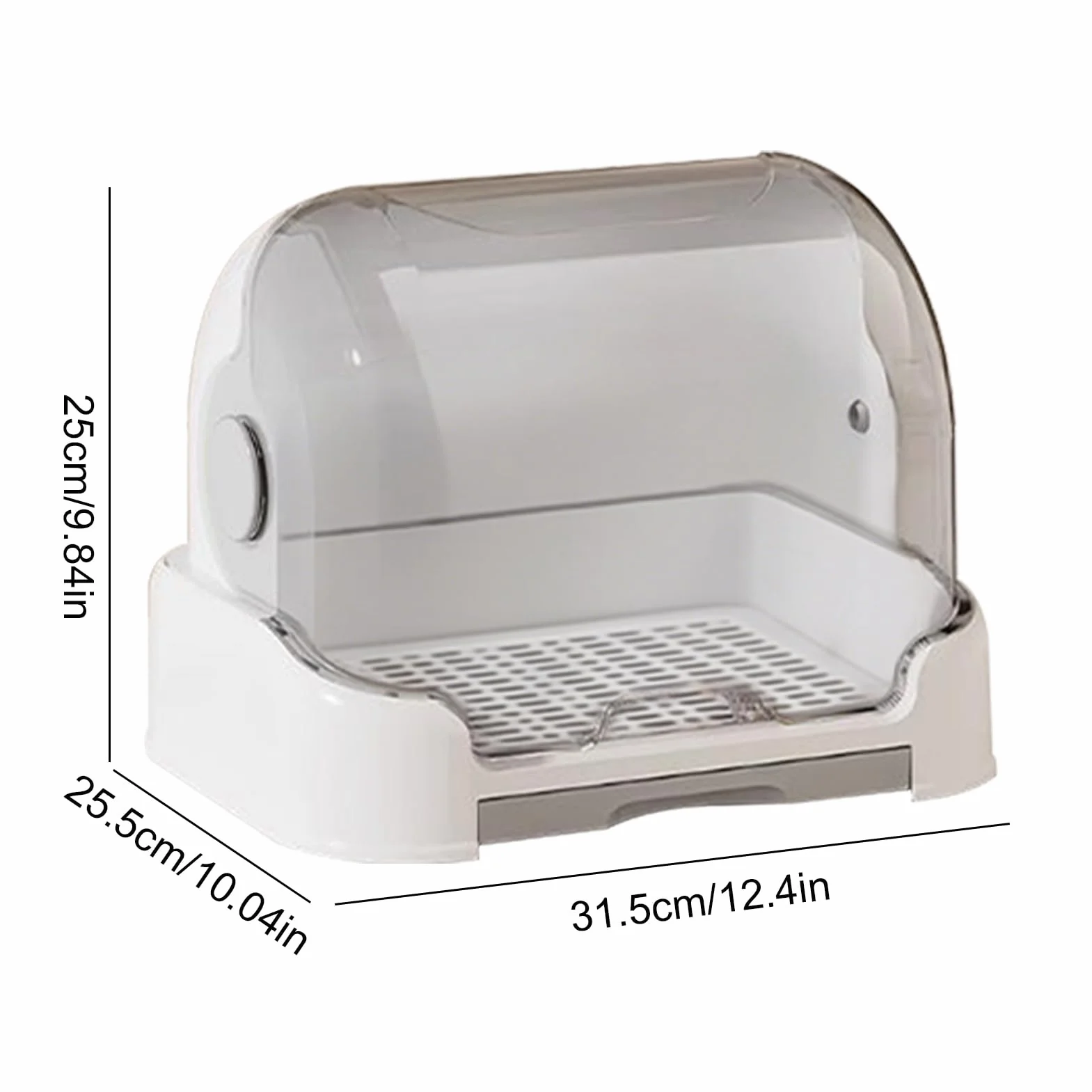 Generico Organizzatore per Biberon | Organizzatore Asciugabiberon con Porta Ciucci | Contenitore Portatile Per Ciuccio Tazzine Alimentazione Viaggio Cucina