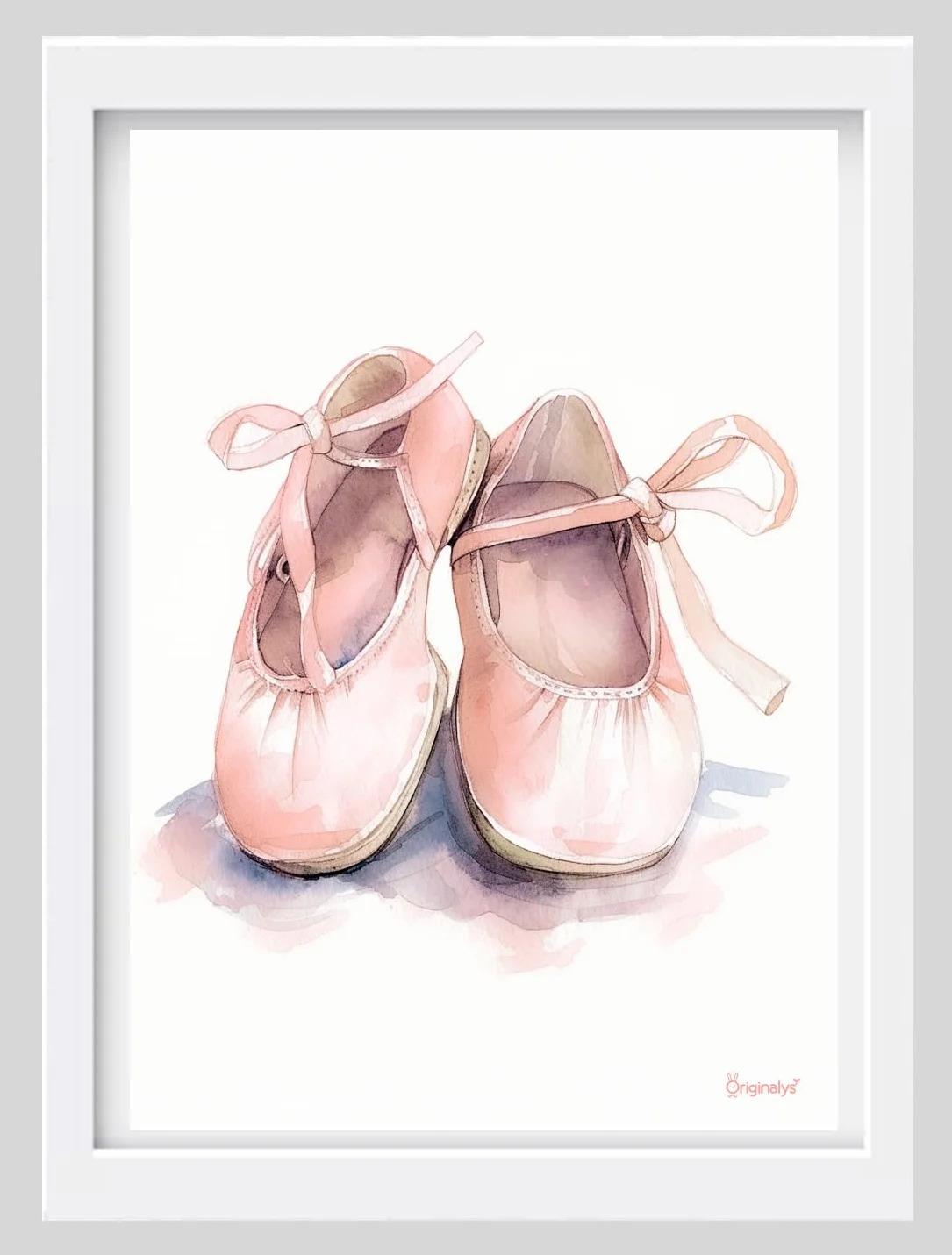 Originalys Ballerine, 3 posters in formato A4, per cameretta dei bambina, poster di ballerine dai toni rosa, poster decorativi per bambina. in formato DIN A4 (cornice non inclusa)
