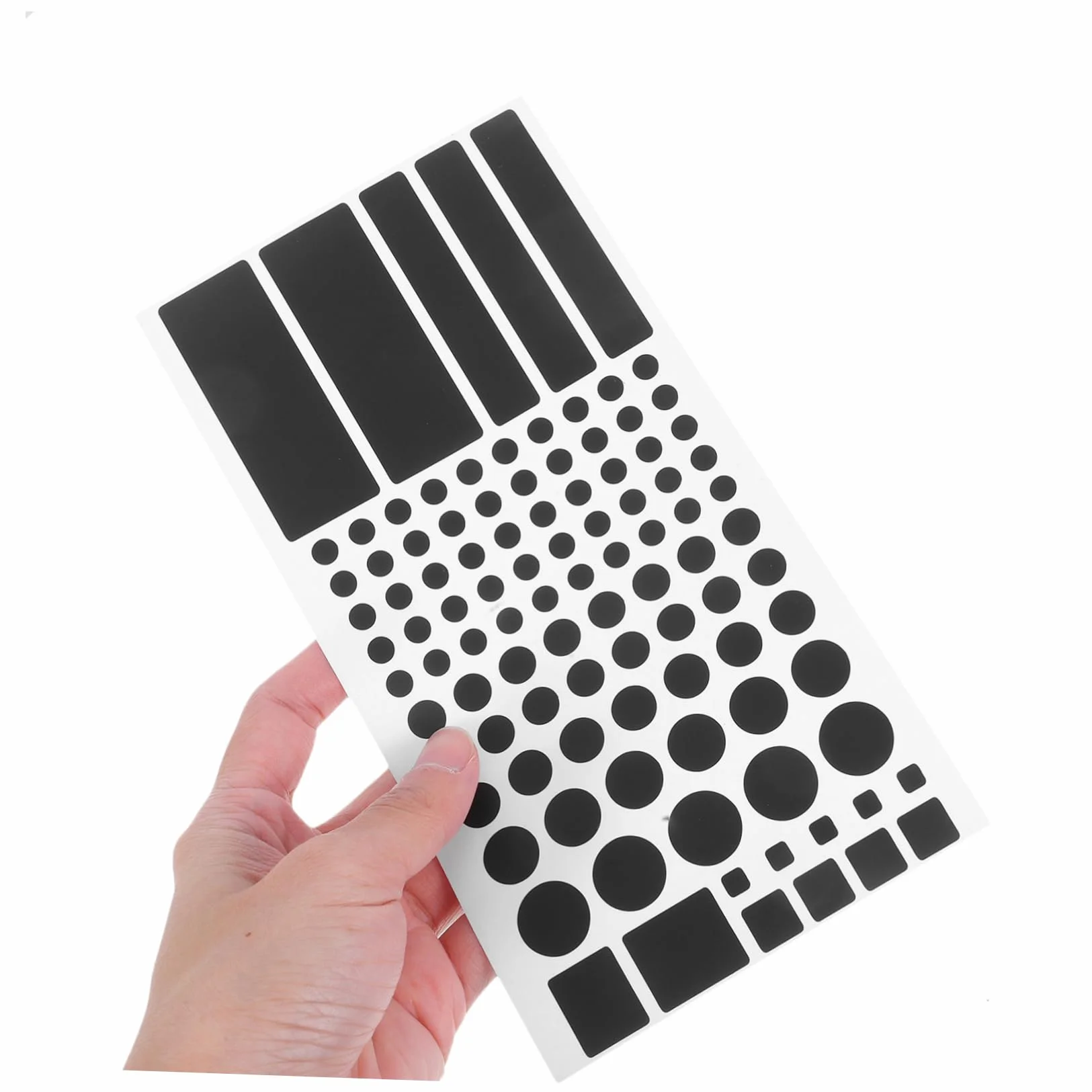 Artibetter Adesivi Dimmerabili Neri 4 Pezzi in Materiale Rivestito per Dispositivi Elettrici e Elettrodomestici, Riducono la Luminosità dal 50% All'80% un Sonno
