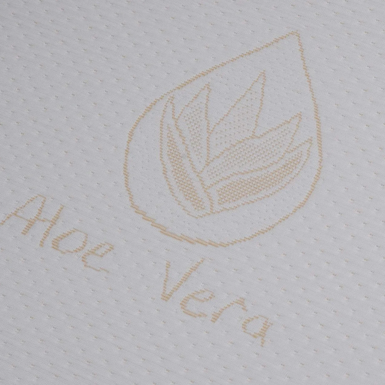 PEKITAS - Materasso Miniculla 50x75x10 cm Custodia Tessuto AloeVera Erogonómico Traspirante Antisoffocamento Con Cerniera Lavabile, Interno Schiuma bianca, Fabbricato In Spagna