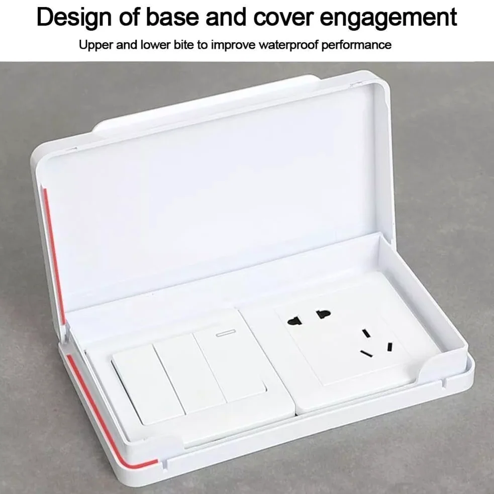 Copripresa impermeabile sottile for la parete del bagno(Wit)