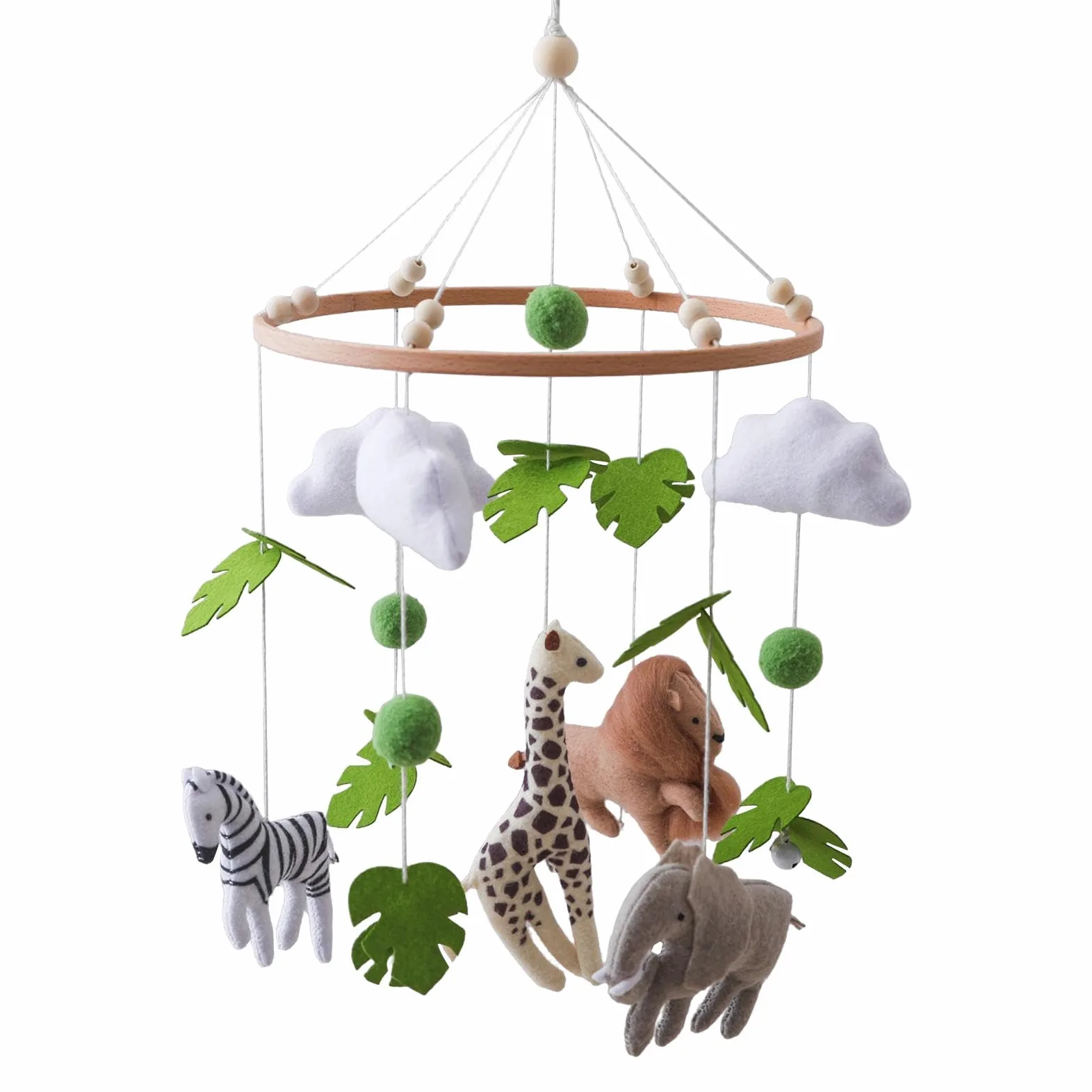 Decorazione per la cameretta dei bambini | Mobile in feltro fatto a mano per la cameretta dei bambini, per calmare e per culla, lettino, cameretta dei bambini,