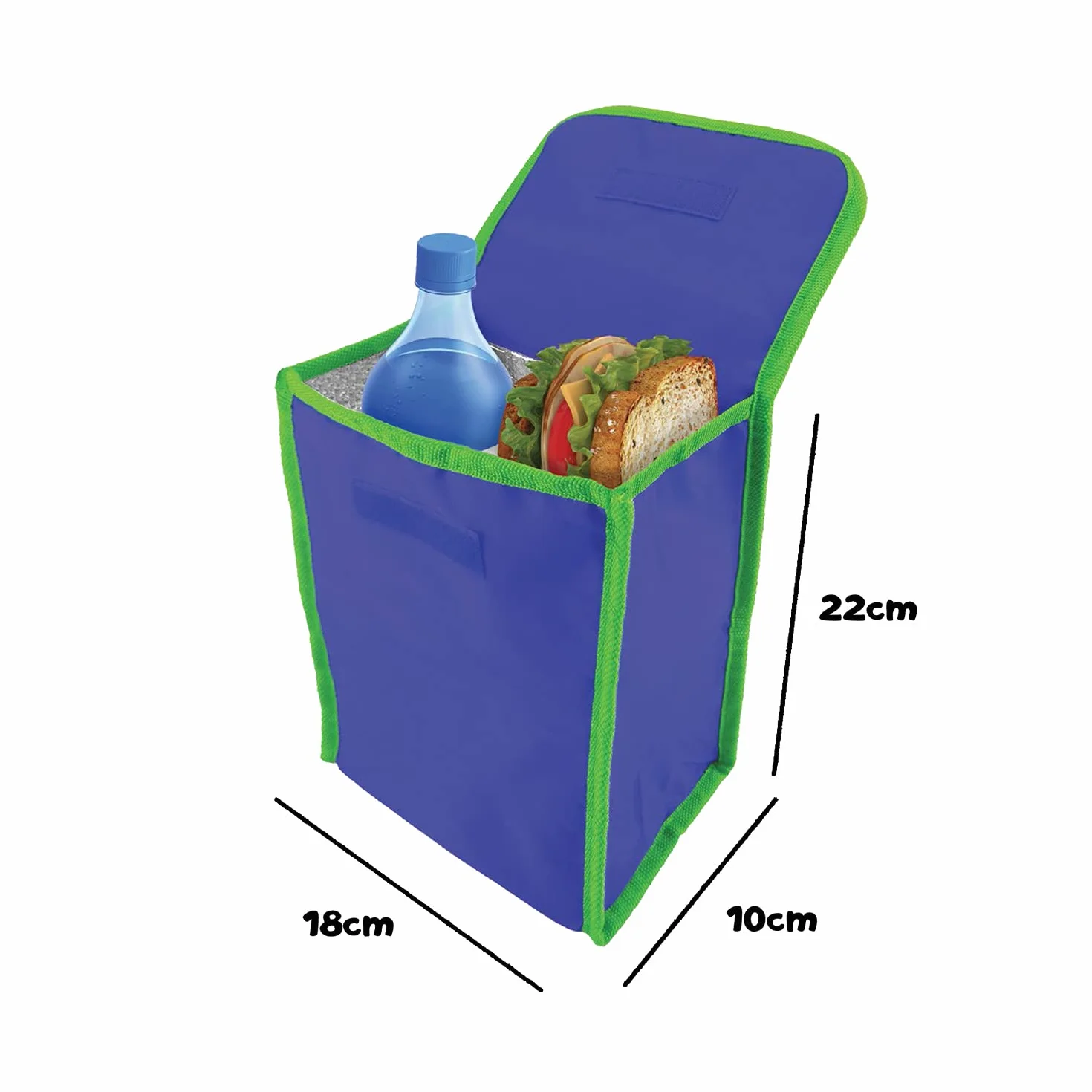 Framan Borsa termica per alimenti per bambini. Pieghevole con materiale isolante all'interno (Principessa)