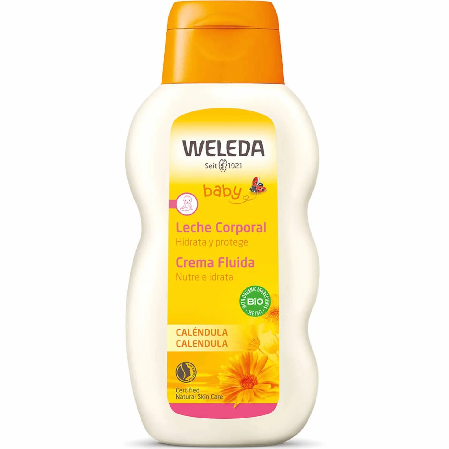 Weleda Mummy Bag, comoda borsa passeggino con kit completo di prodotti cosmetici per la protezione della pelle di neonati e bambini, a base di calendula bio certificata