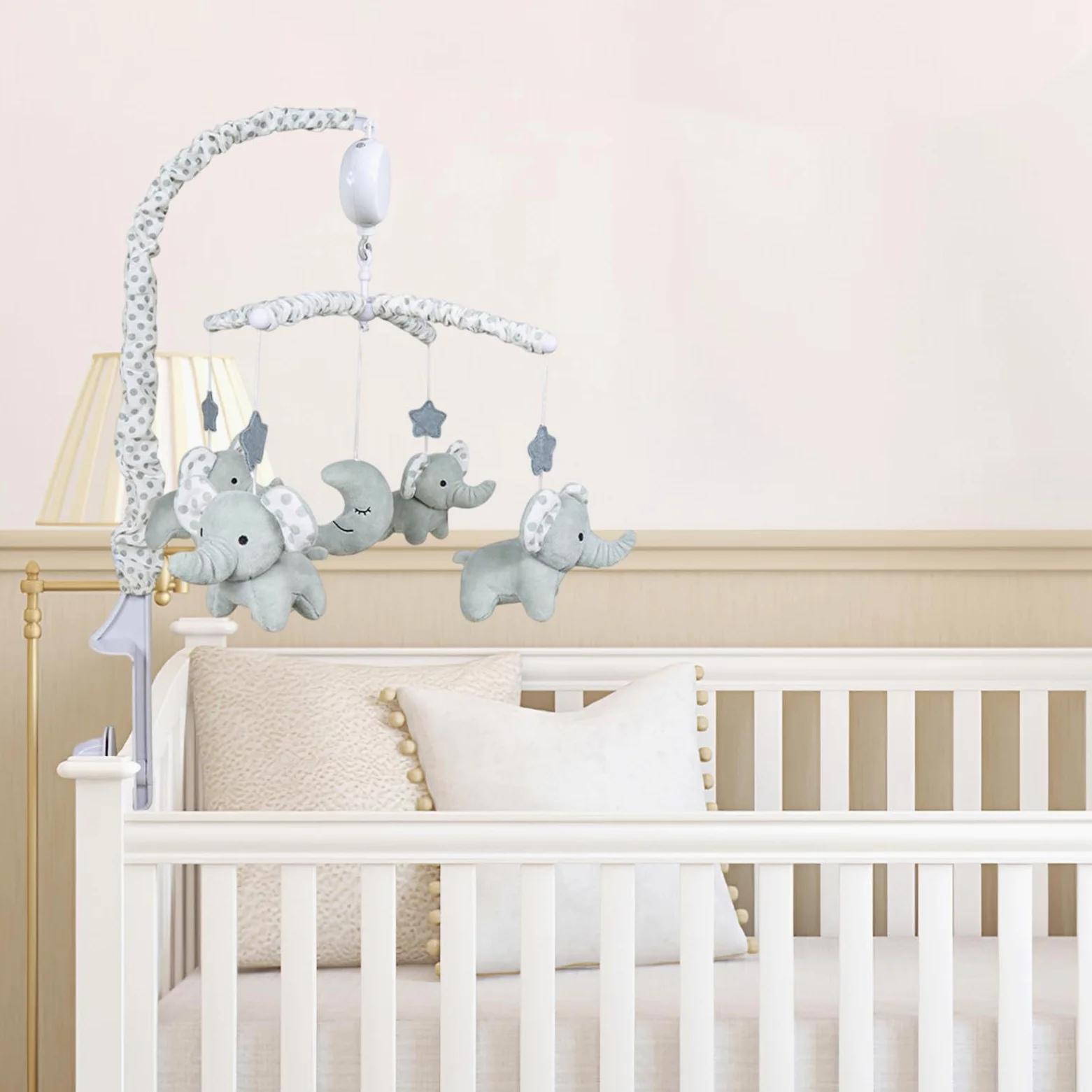 Musical Crib Mobile, Crib Mobile per ragazze Giocattolo per bambini peluche | Box di musica mobile ad alto contrasto con la incluso per il asilo , culla, culla nella stan