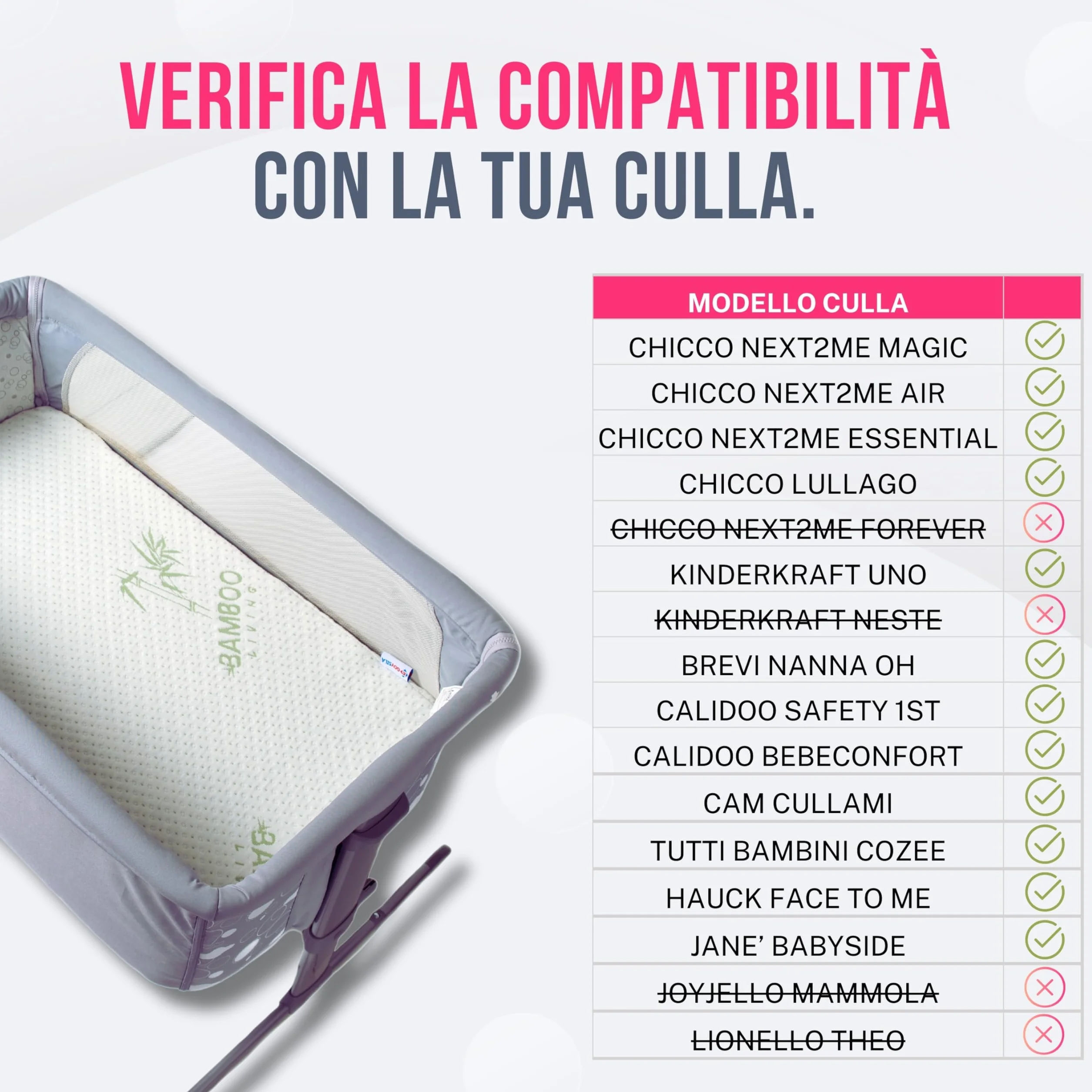 GOYSILA Set Lenzuola Next to Me Compatibile Chicco Next2Me Magic Culla Materasso 83x50 Cotone 100% Certificato Oeko-Tex 2 Lenzuola con Angoli 1 Lenzuolo Sopra 1 Federa Set 4 Pezzi Culle Neonato