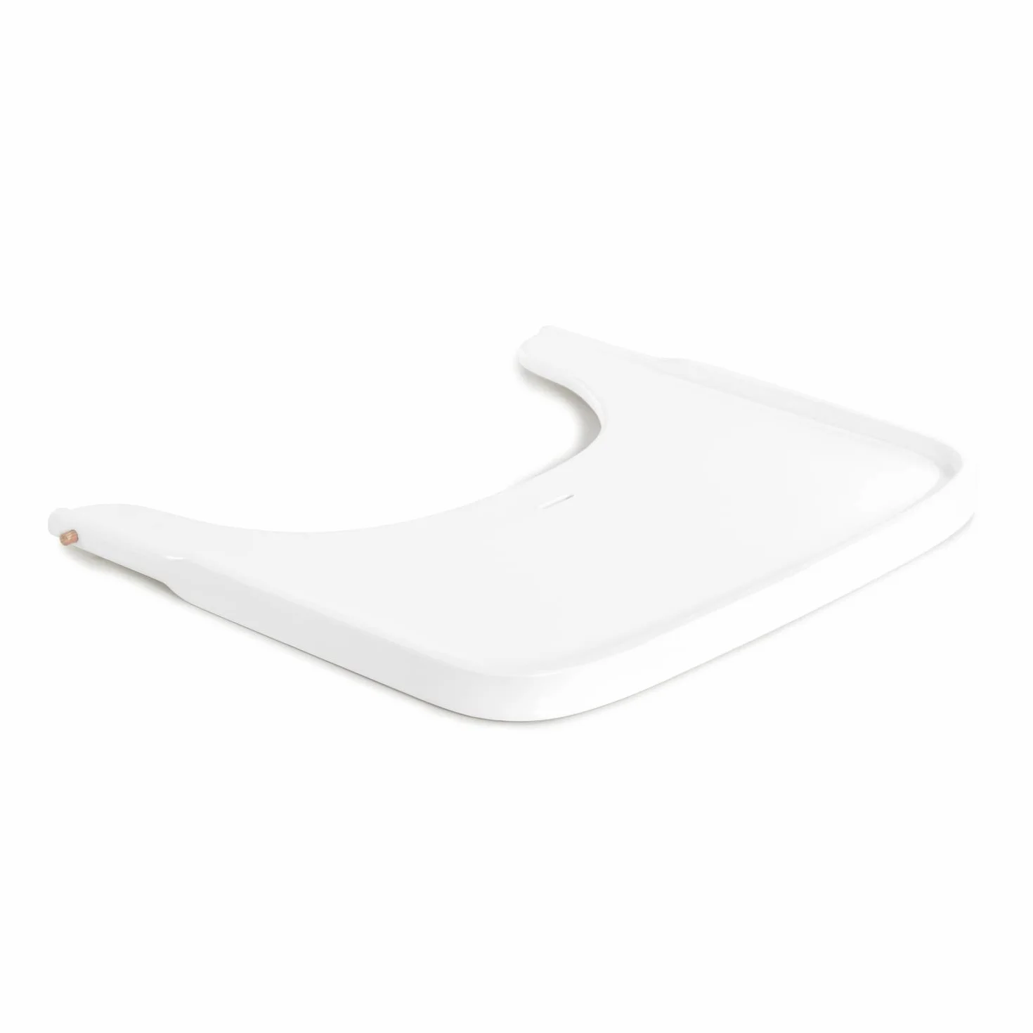 hauck Vassoio Seggiolone Alpha Wooden Tray - Vassoio in Legno di Faggio Cert. FSC, per Seggiolone Pappa Alpha+ e Beta+, Bordo Rialzato - (Bianco)
