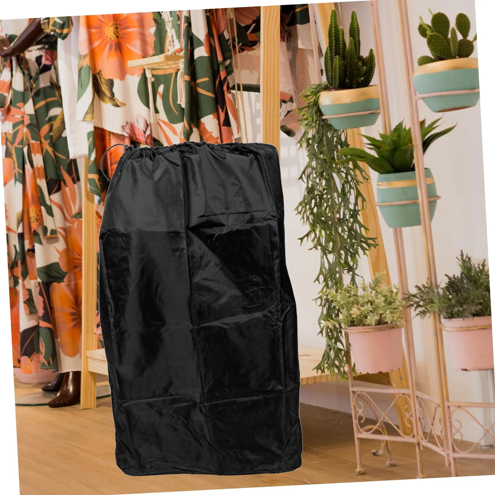 Toddmomy Borsa da Viaggio per Carrozzina, Copertura per Viaggio in Aereo, in Nailon Nero, 2 Spallacci e Chiusura a Coulisse, Adatta a Vari Modelli