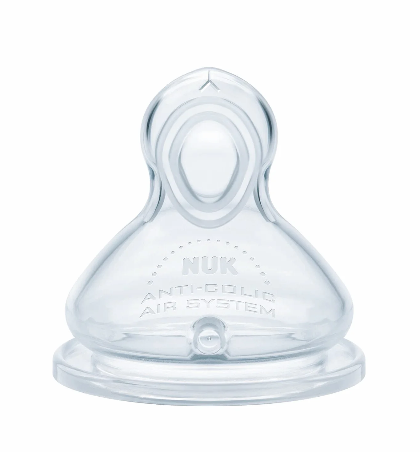 Nuk First Choice+ Flow Control, ciuccio per biberon, 6-18 mesi, valvola anticolica, senza BPA, 2 pezzi