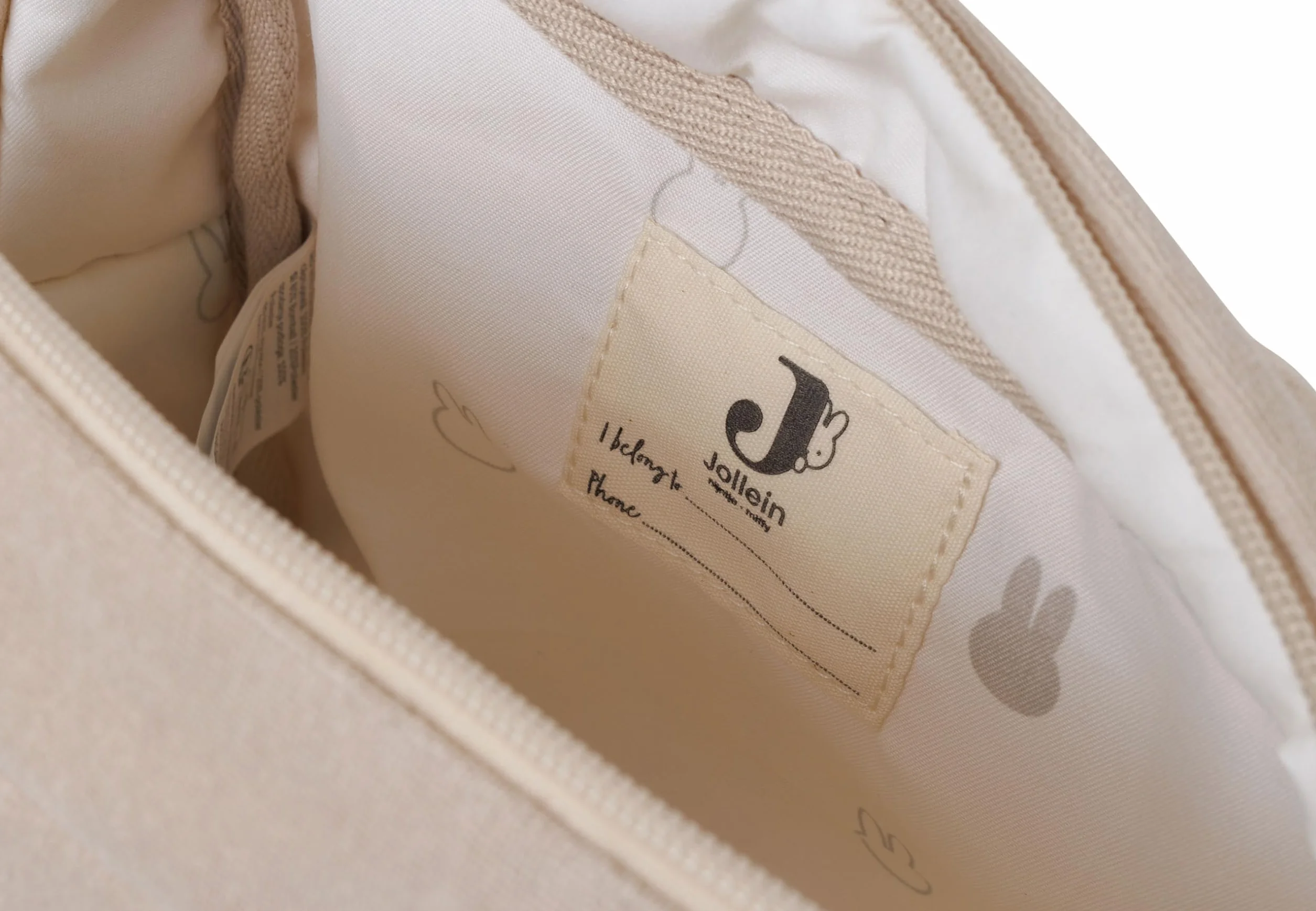 Jollein Miffy, borsa per pannolini, in spugna, colore: beige