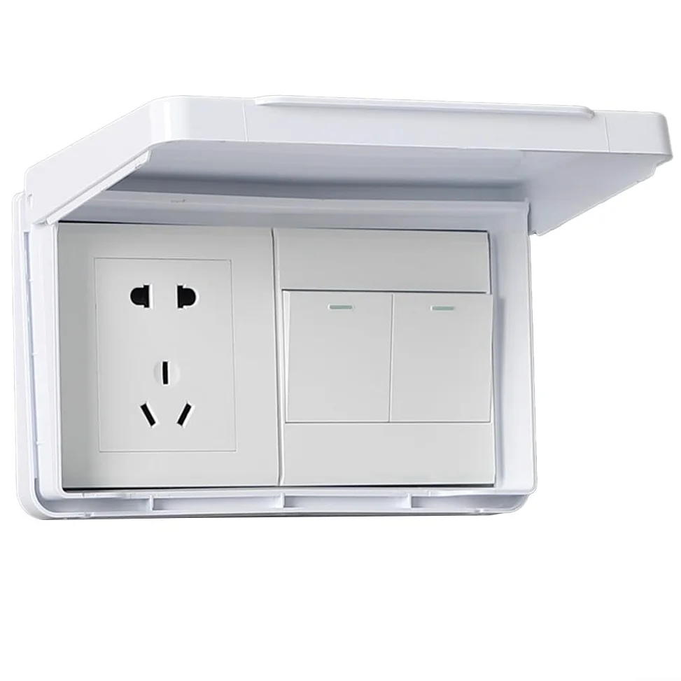 Copripresa impermeabile sottile for la parete del bagno(Wit)